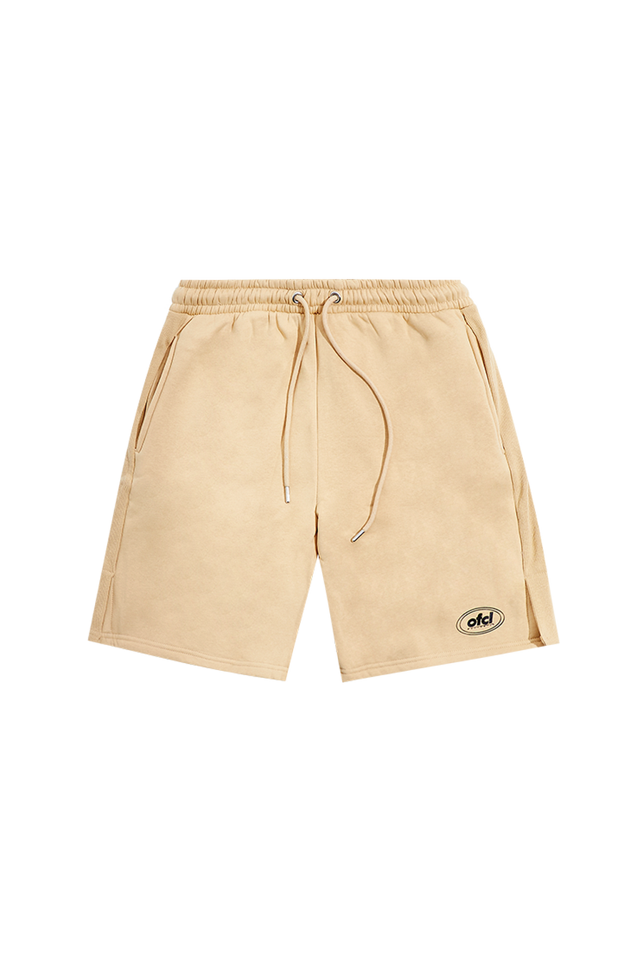 Lockere Official Jersey-Shorts, Stone beige