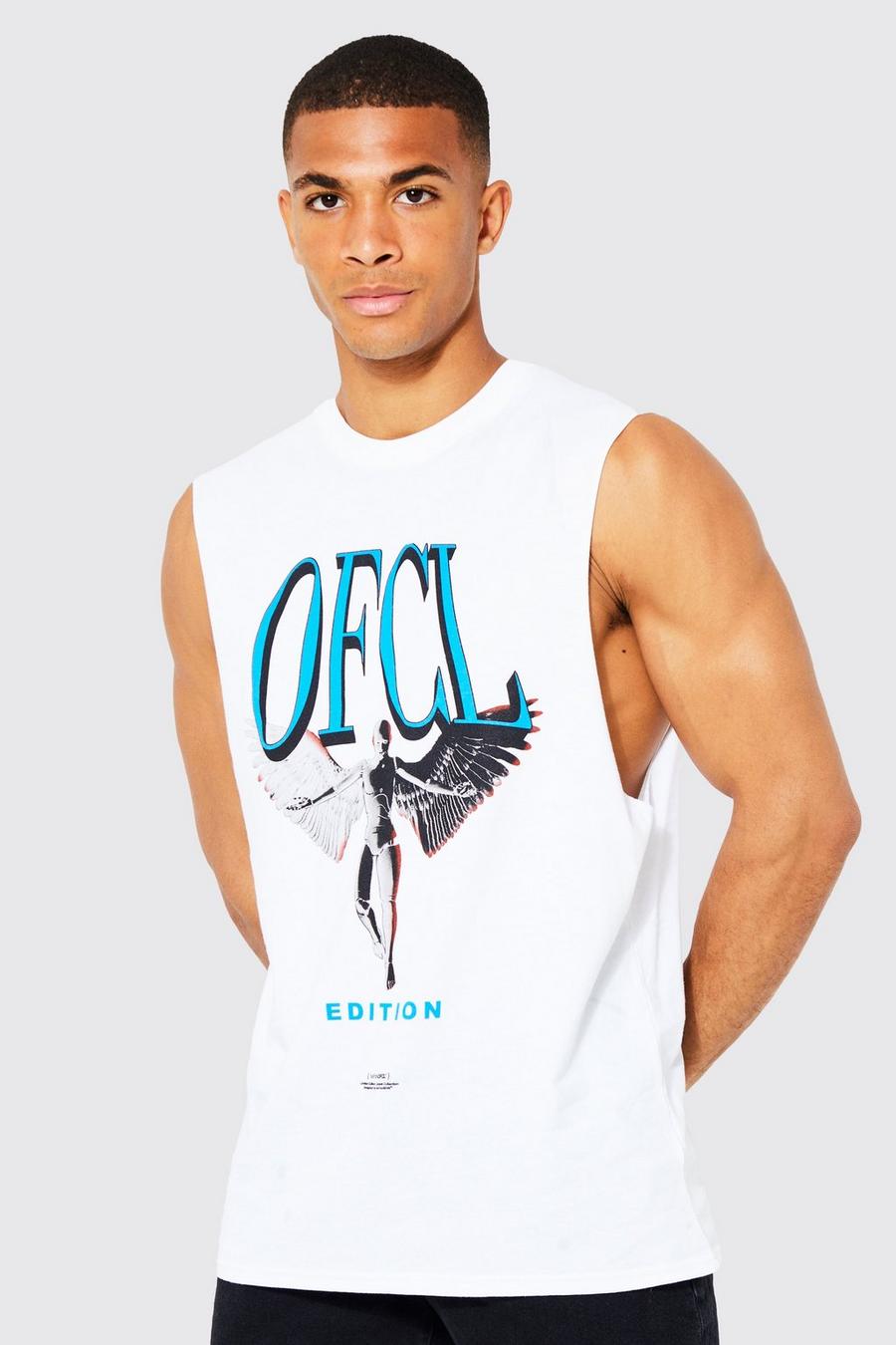 White Ofcl Graphic Tank image number 1