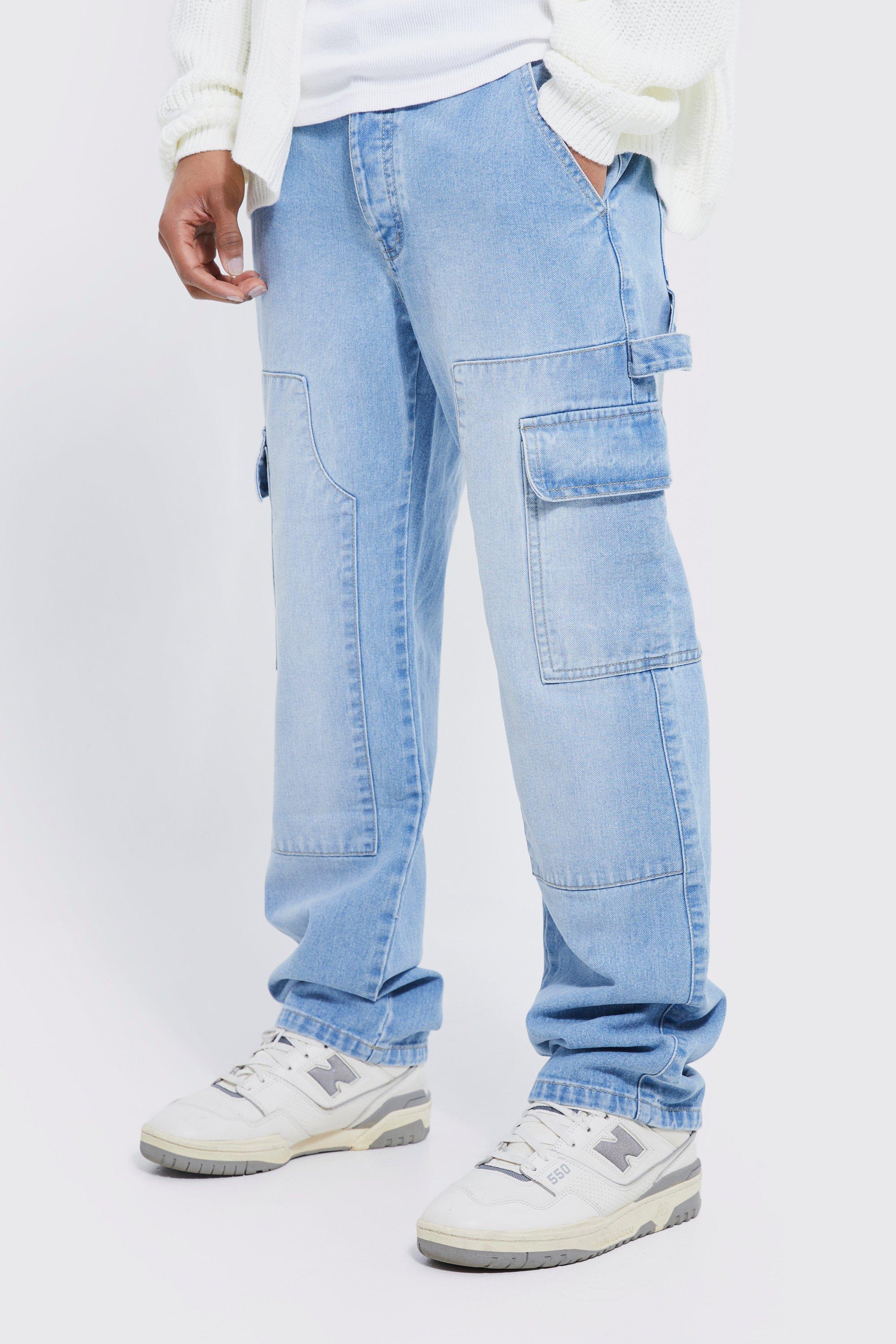 hervorming boete Coördineren Relaxed Fit Carpenter Cargo Jeans | boohoo