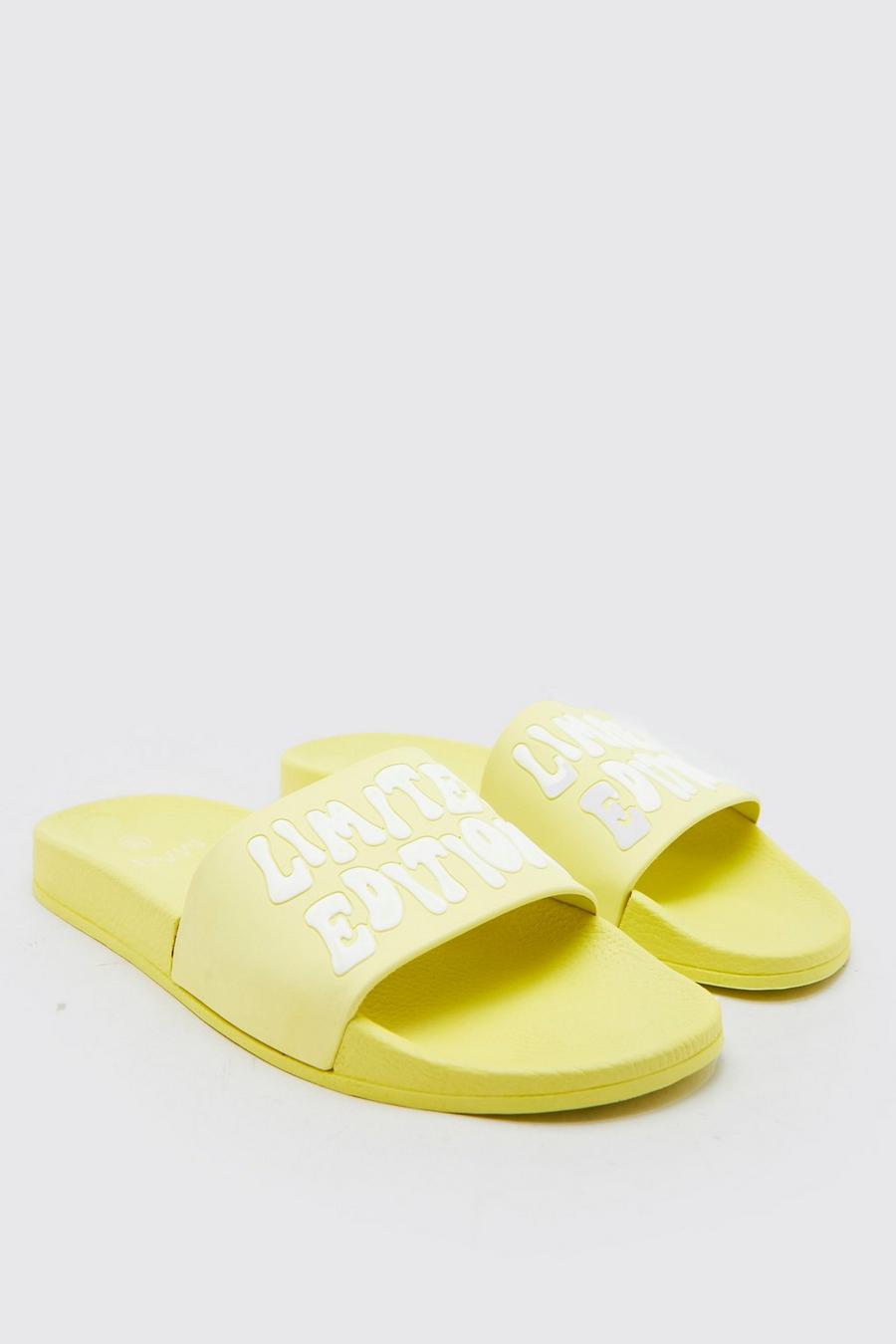 Limited Edition Slides, Lime green