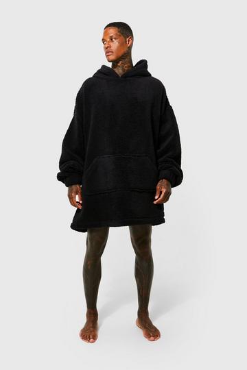 Black Extreme Oversized Hoodie