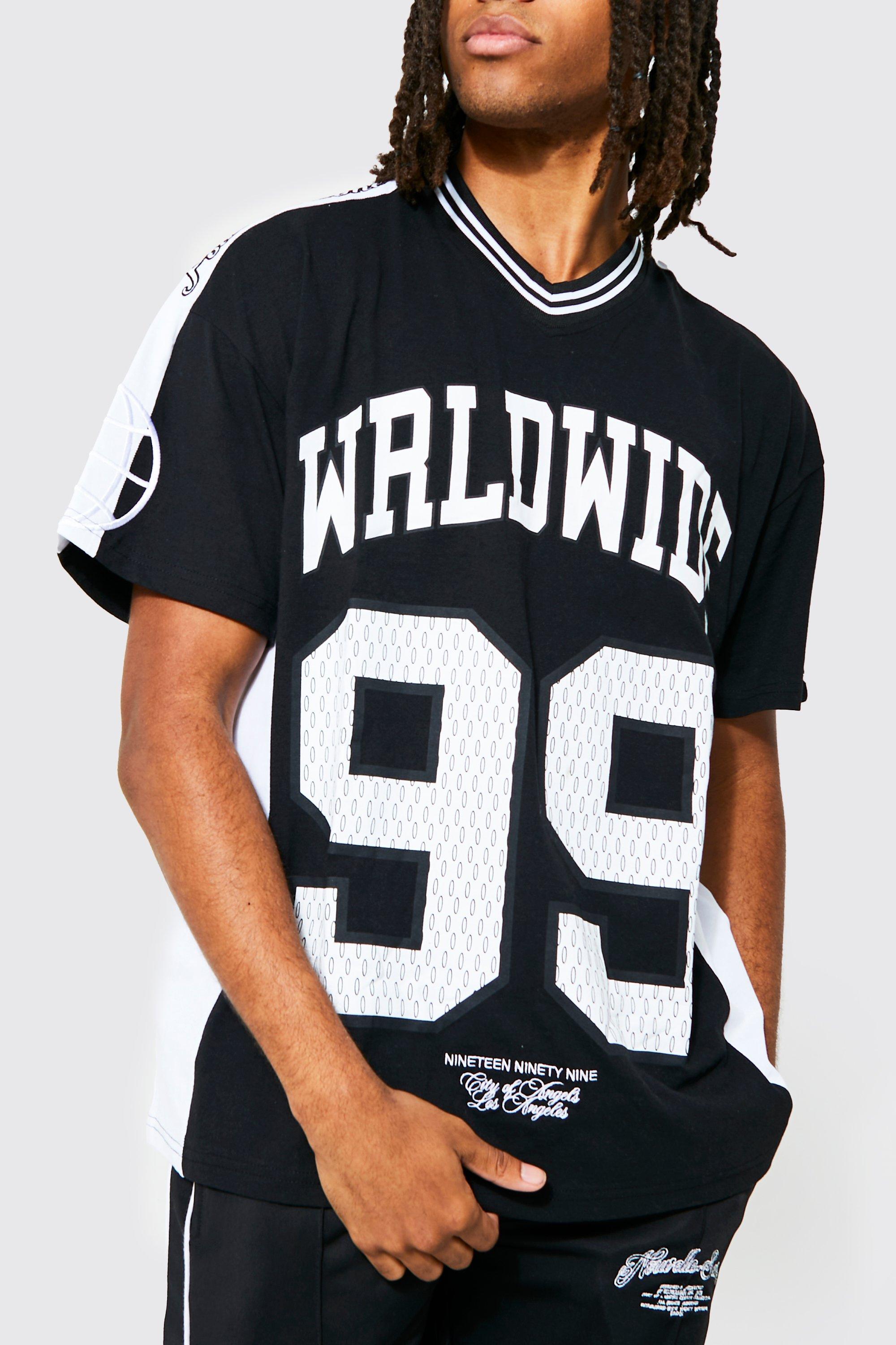 T shirt homme col v imprimé hotsell