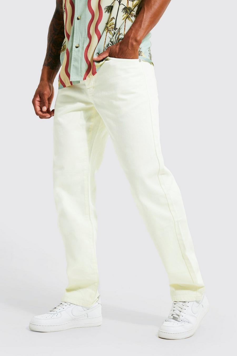 Lemon Relaxed Fit Overdye Jeans image number 1