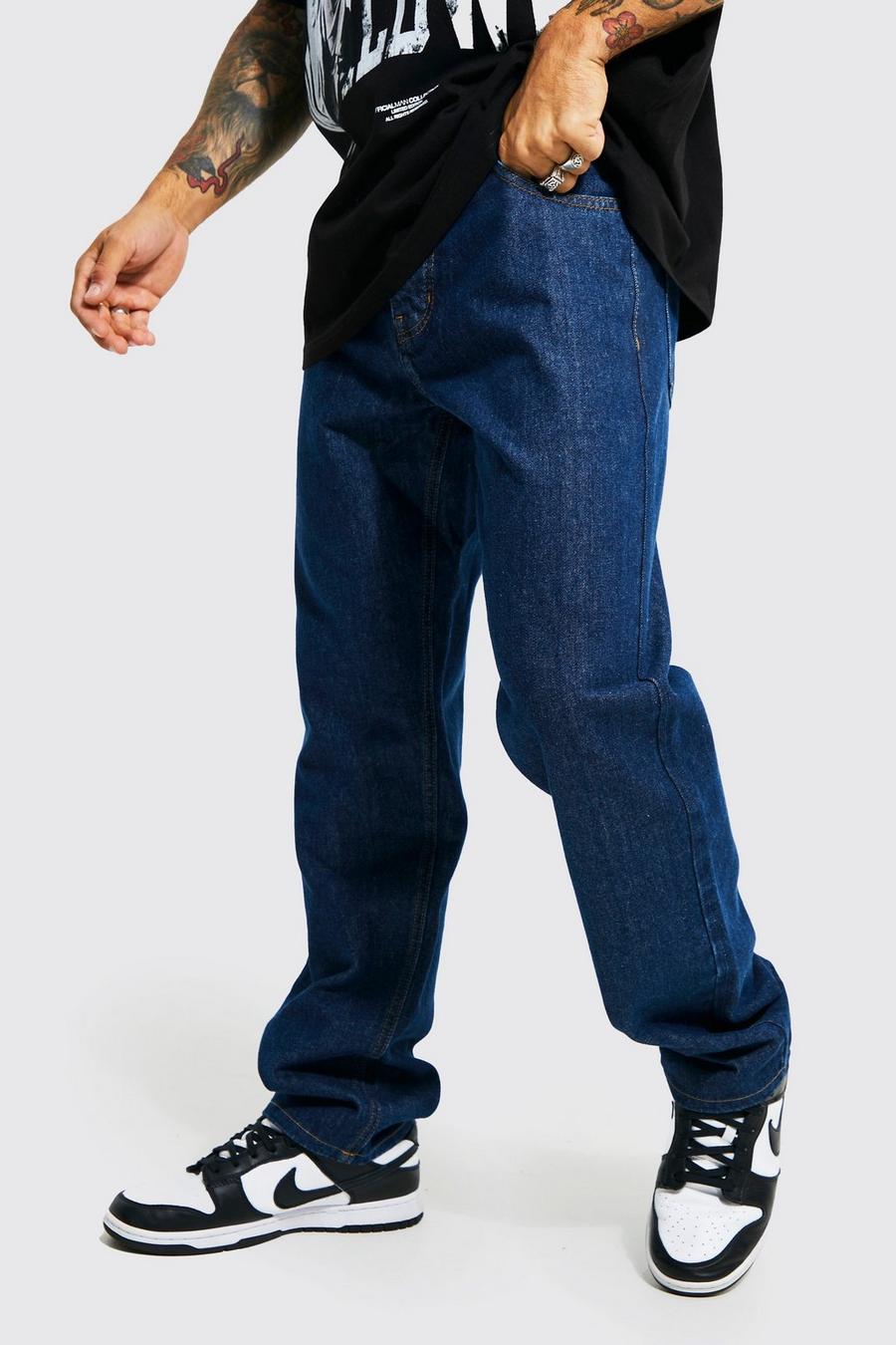 Jeans in taglio rilassato, Dark blue image number 1