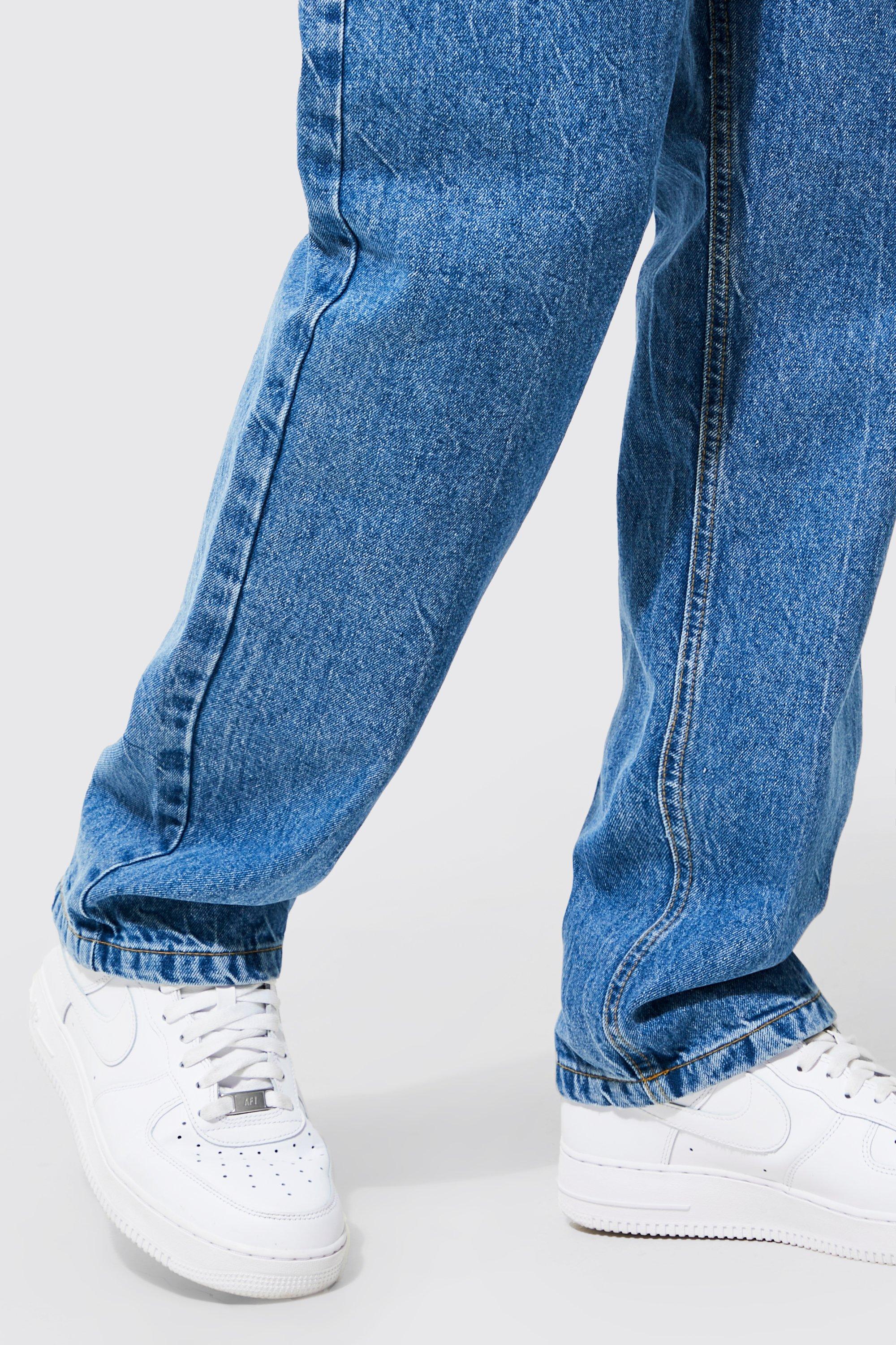 Daily Paper Denim Pants 2211045 in White for Men Mens Clothing Jeans Relaxed and loose-fit jeans 