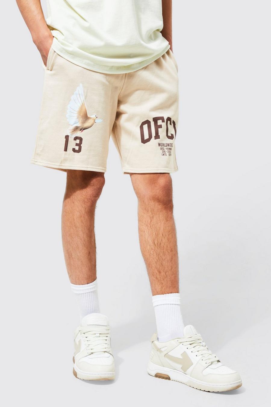 Slim-Fit Official Shorts mit Print, Sand image number 1