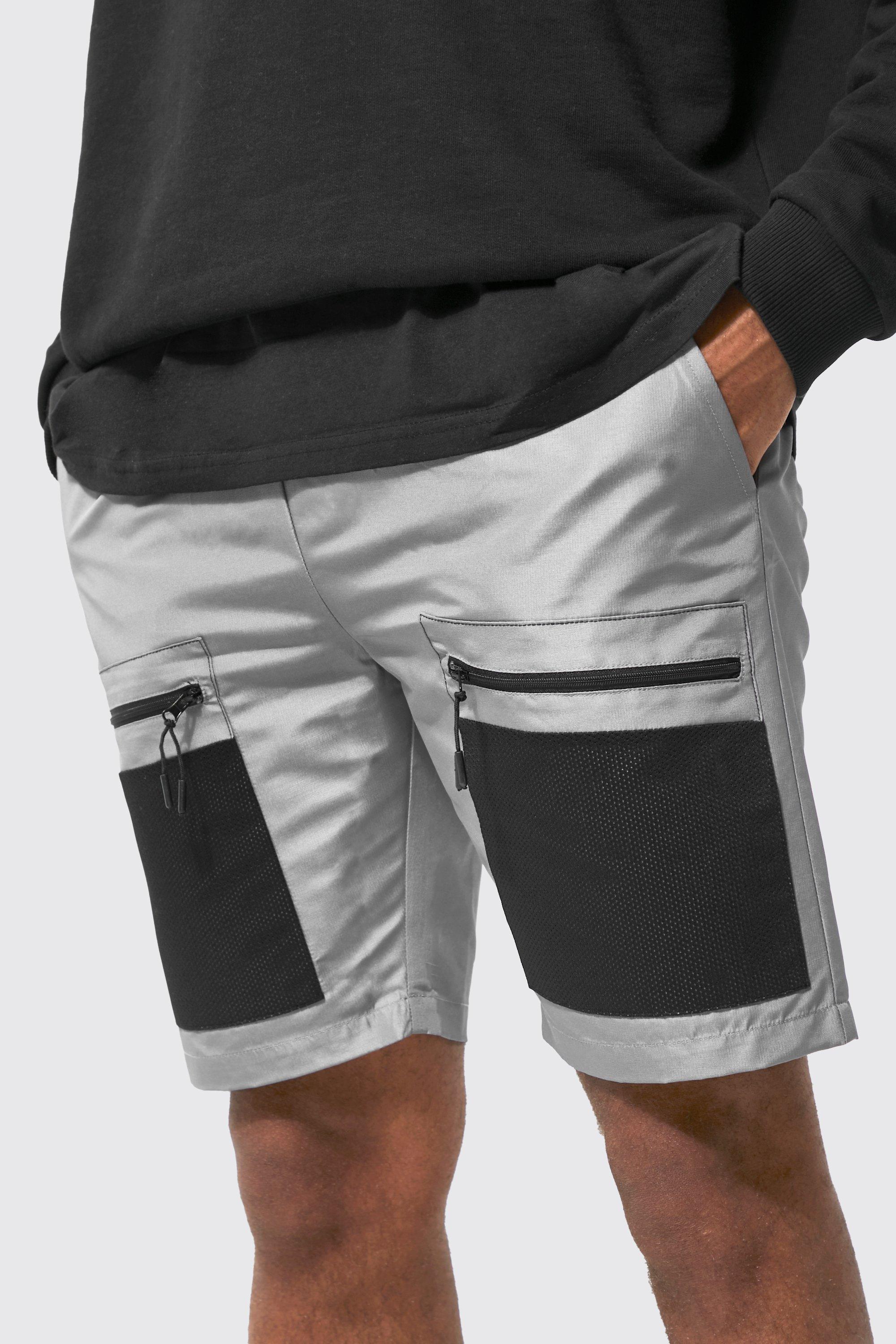 Mesh cargo store shorts