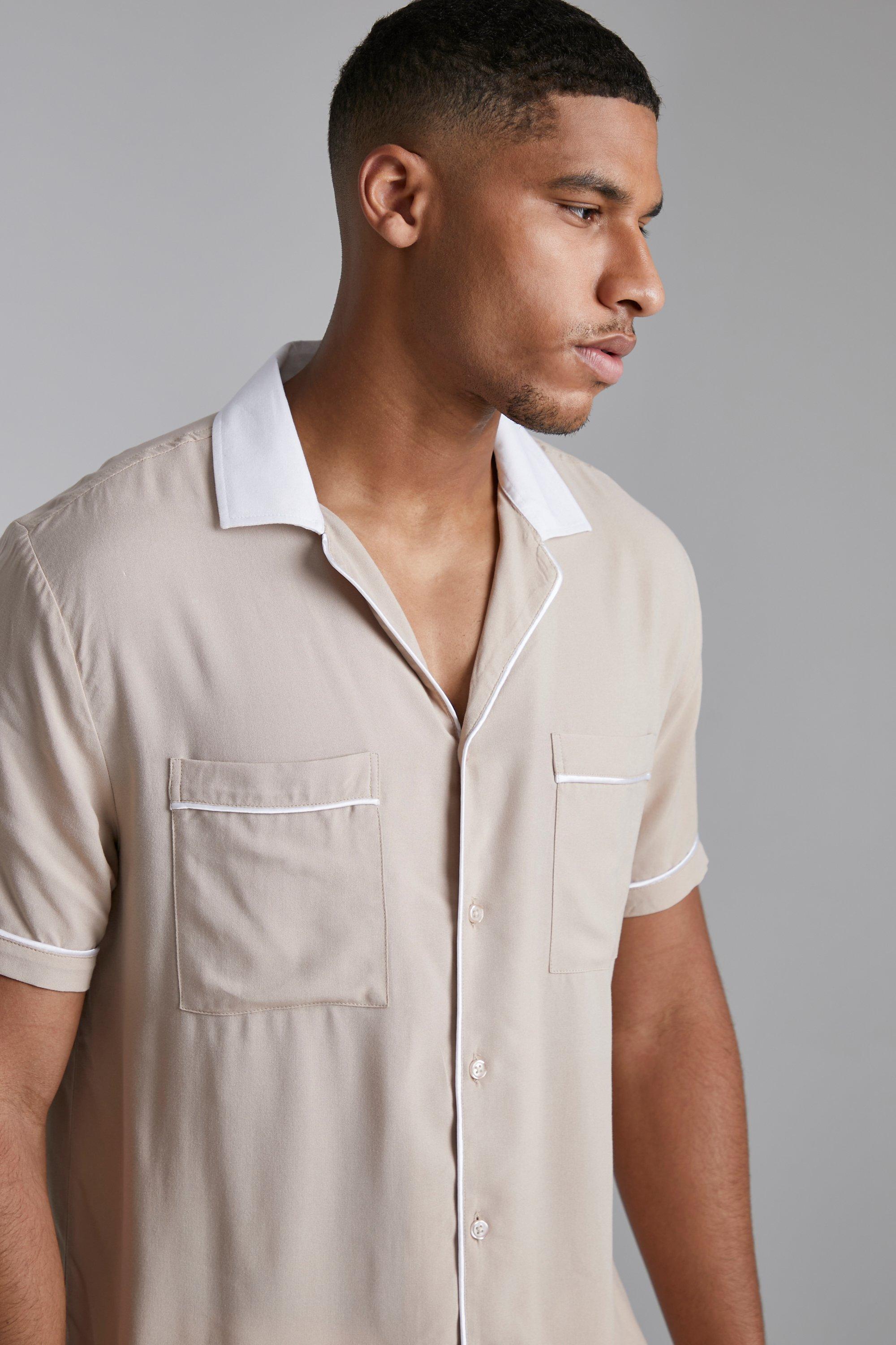 Men's tall short sleeve dress shirts deals