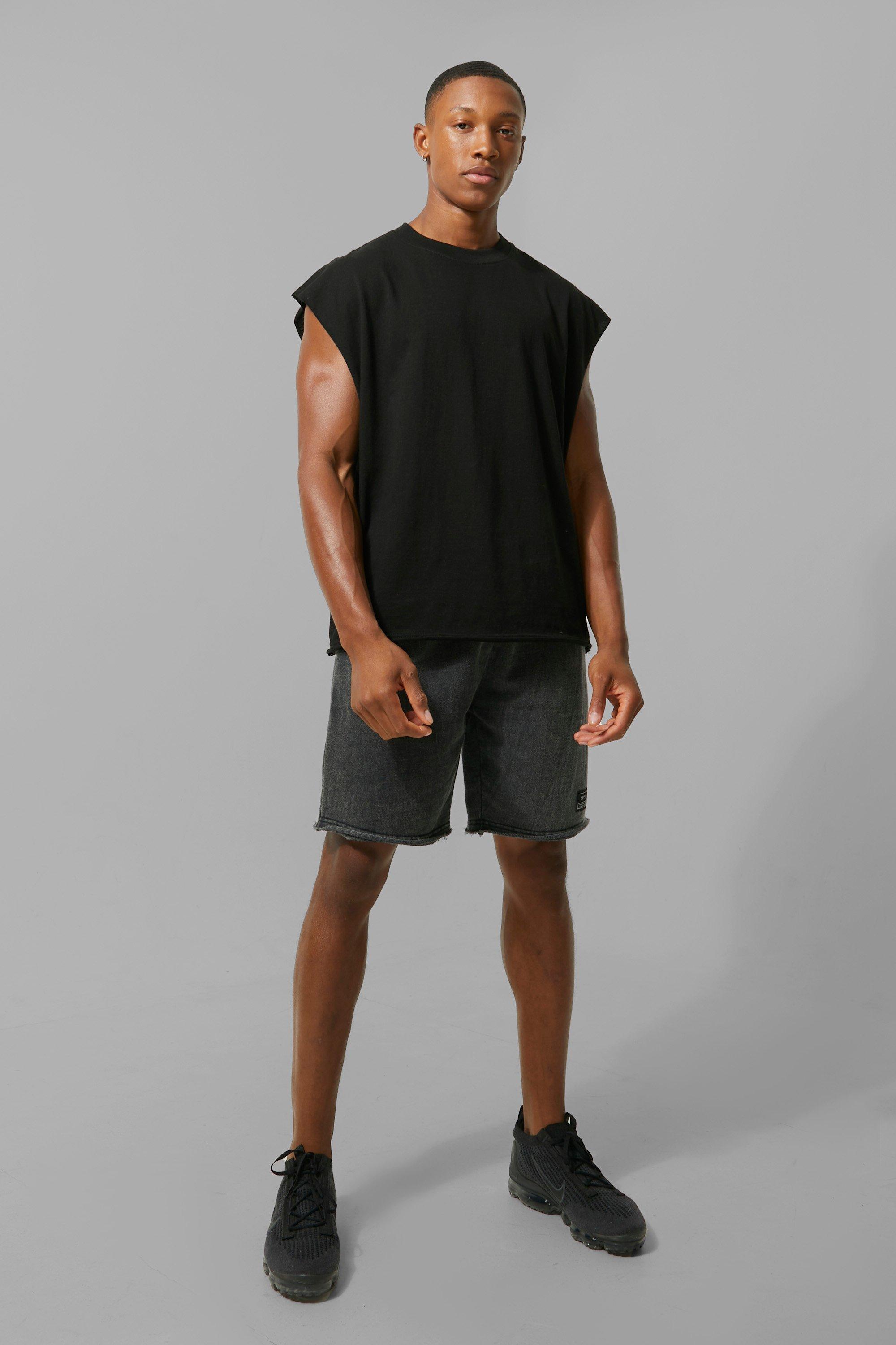 Black t shirt outlet cut out