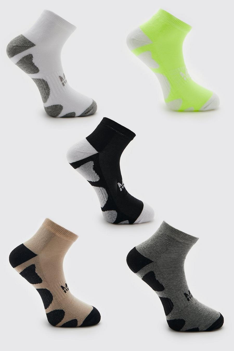 Multi multicolor 5 Pack Man Active Ankle Socks
