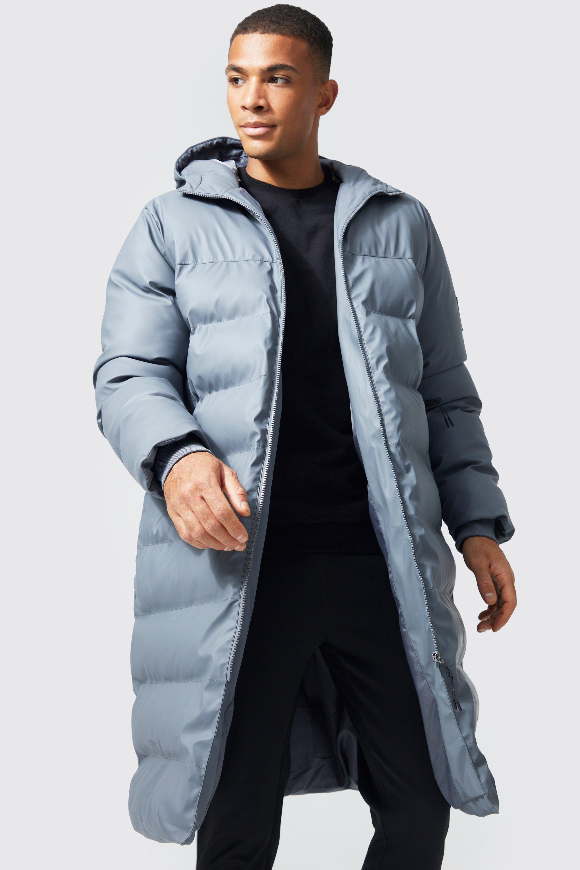 longline padded jacket men