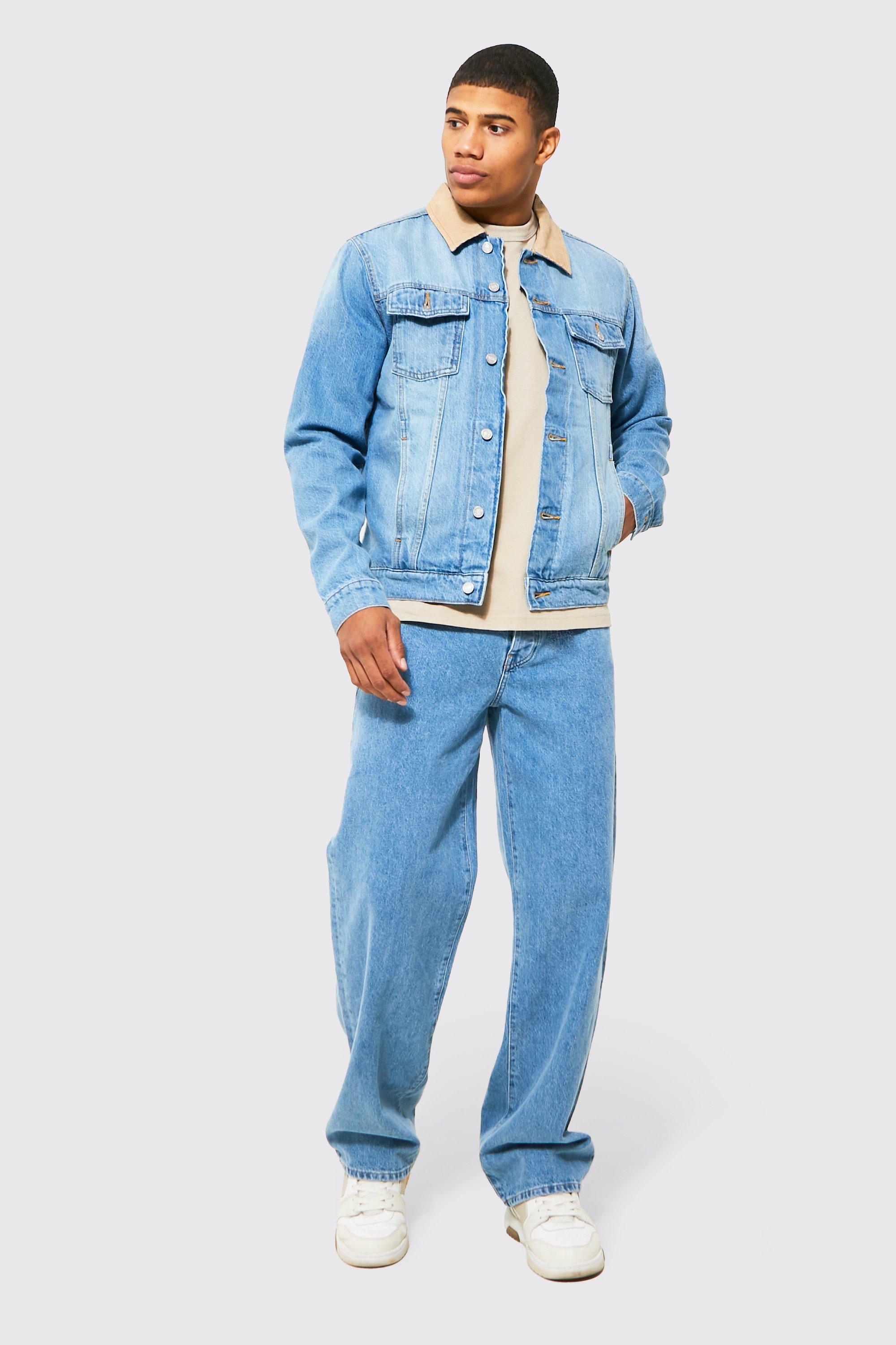 Cord Denim Jacket  Coloured denim jacket, Denim jacket, Denim