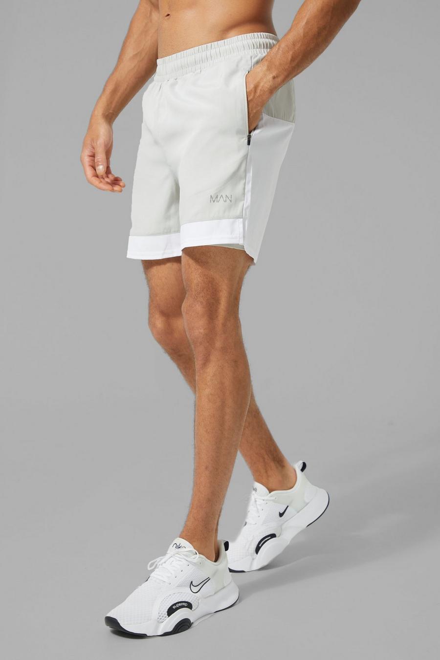 Grey Man Active Contrast Performance 2 In 1 Shorts image number 1