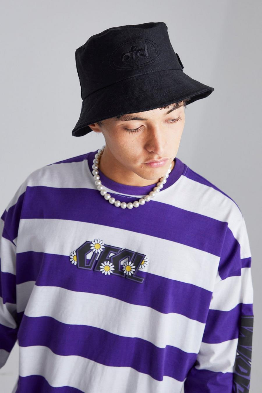Black Ofcl Embroidered Bucket Hat image number 1
