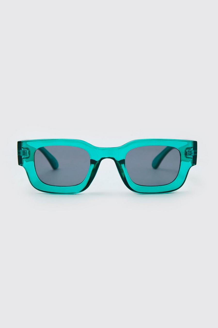 Green Chunky Classic Sunglasses
