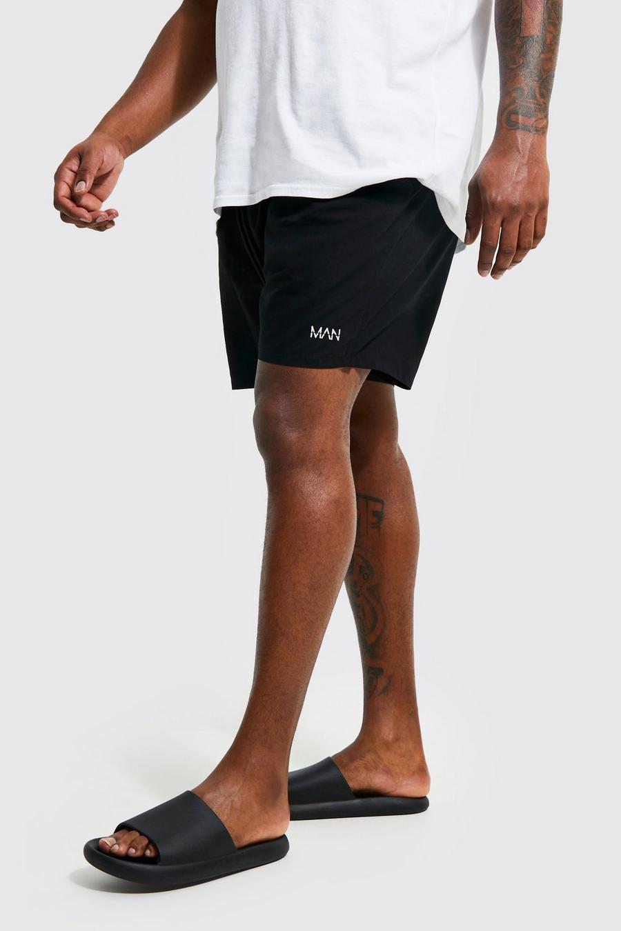 Black nero Plus Original Man Swim Shorts