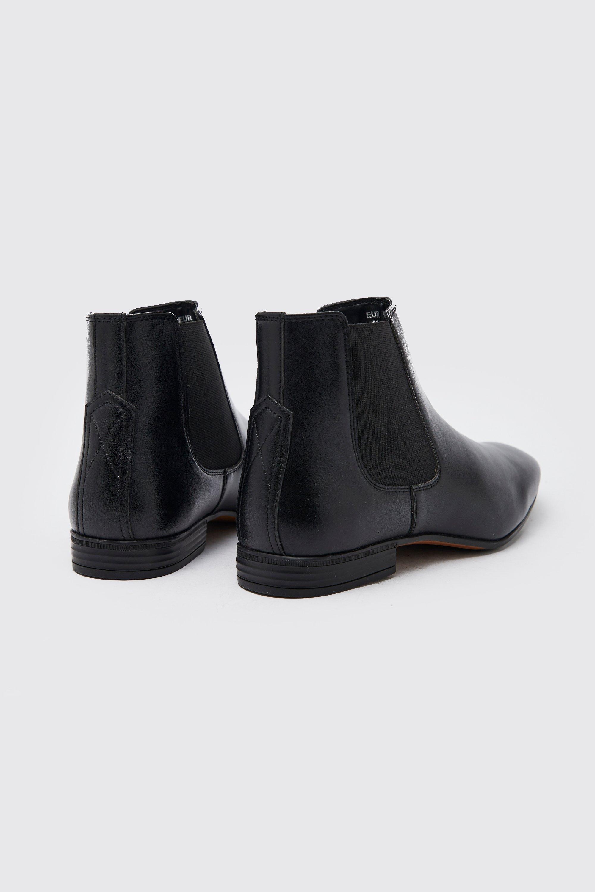 Chelsea Boots - Black/faux leather - Men