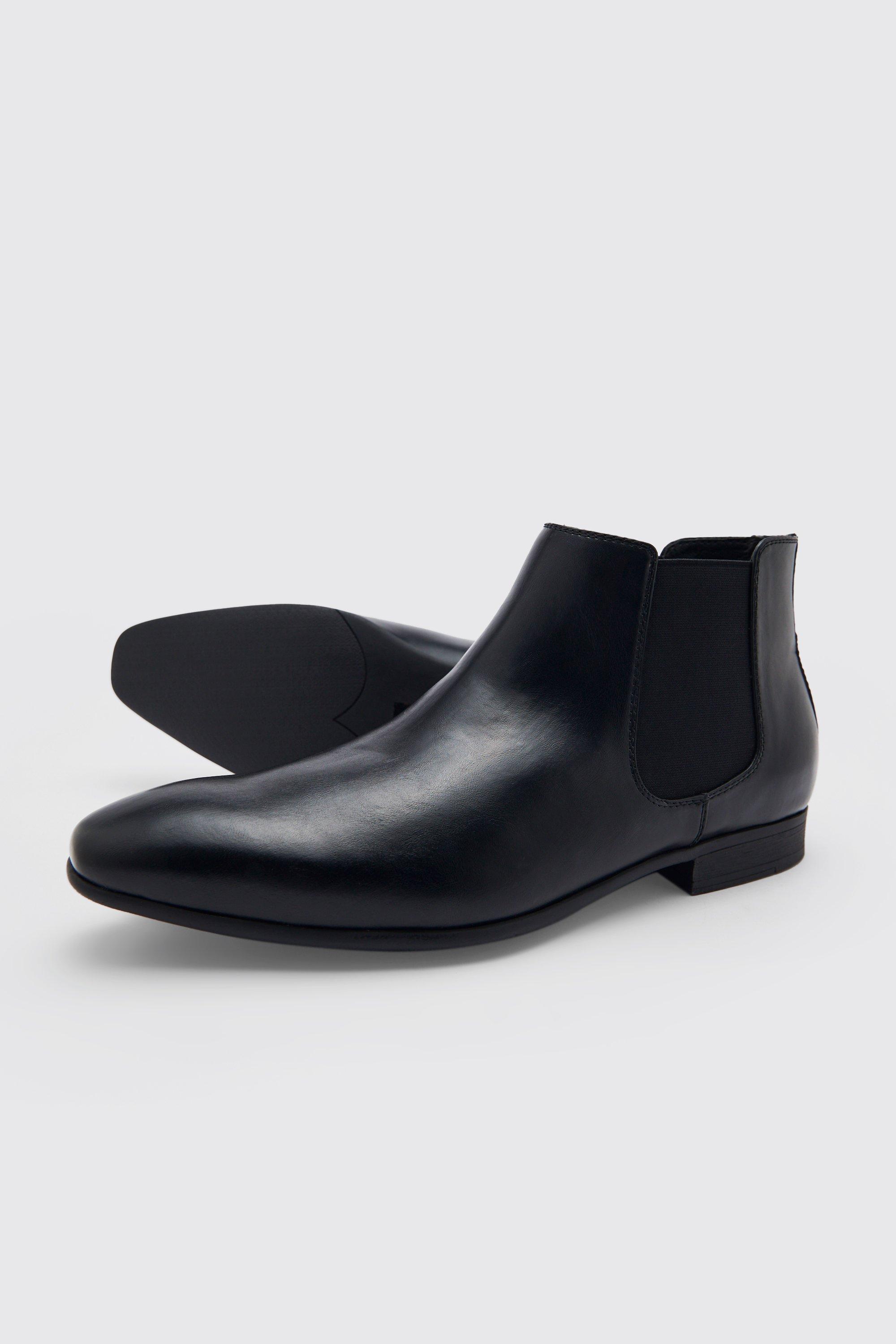 Chelsea Boots - Black/faux leather - Men