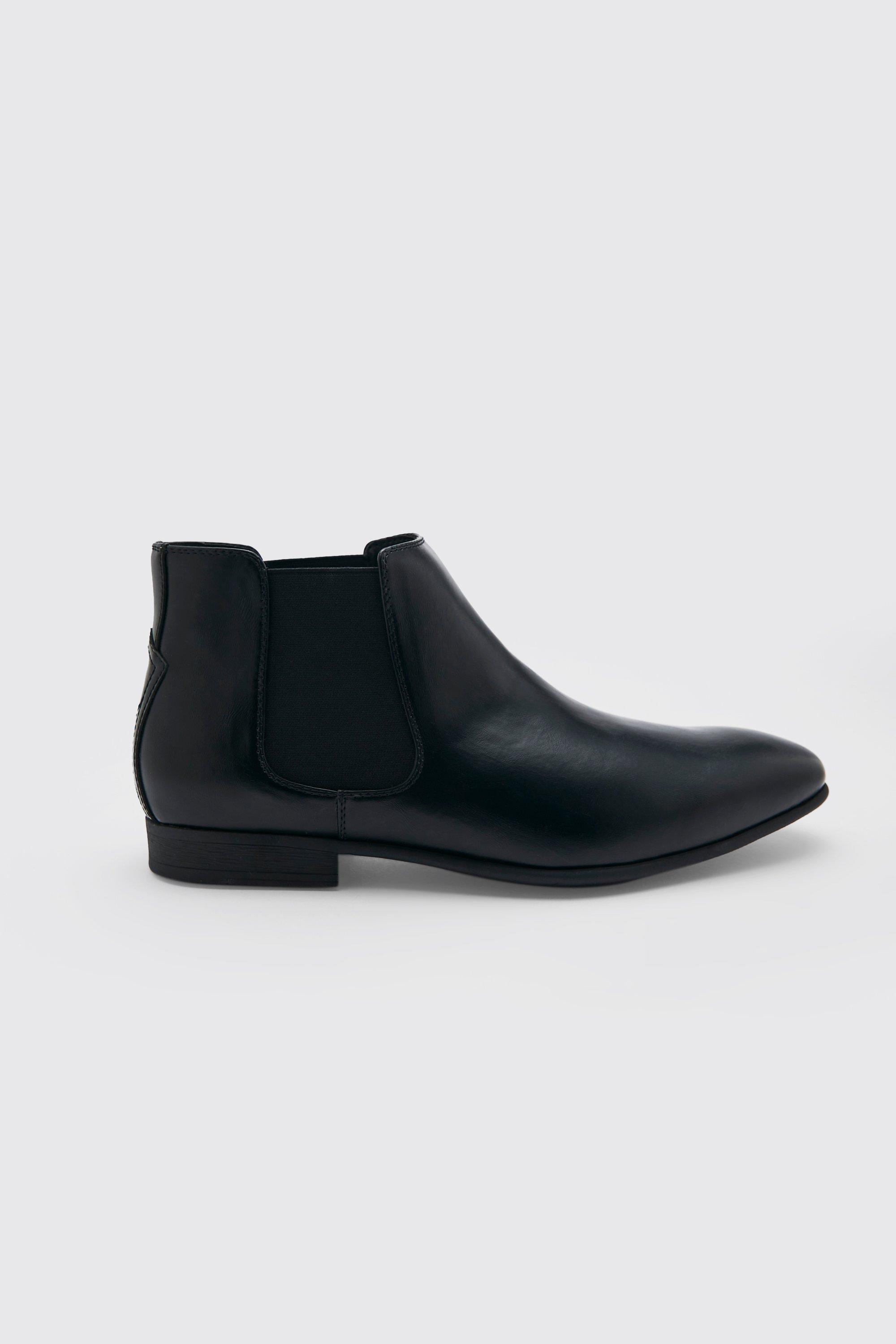 Faux Leather Chelsea Boot |
