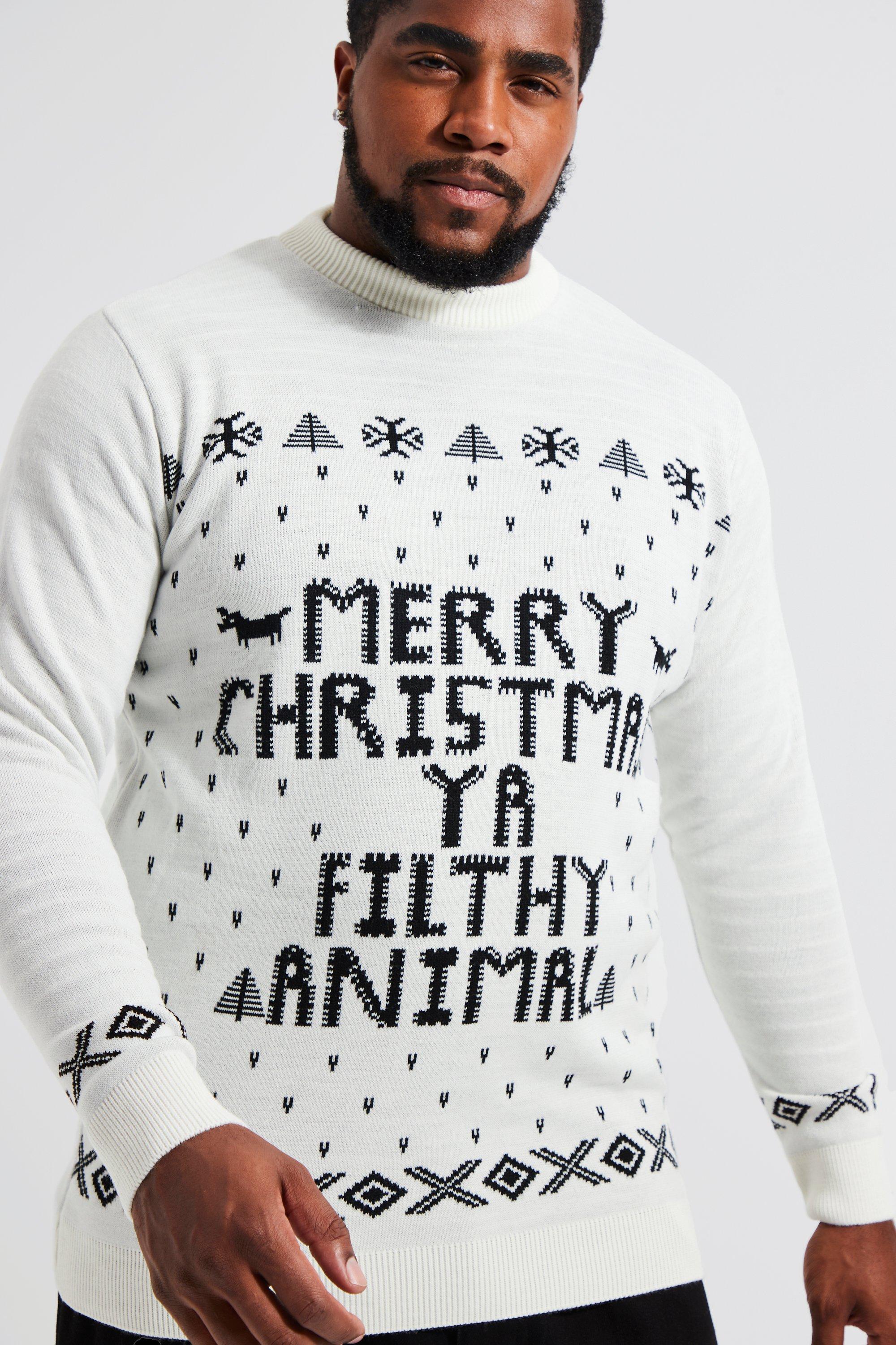 Merry christmas ya deals filthy animal jumper mens