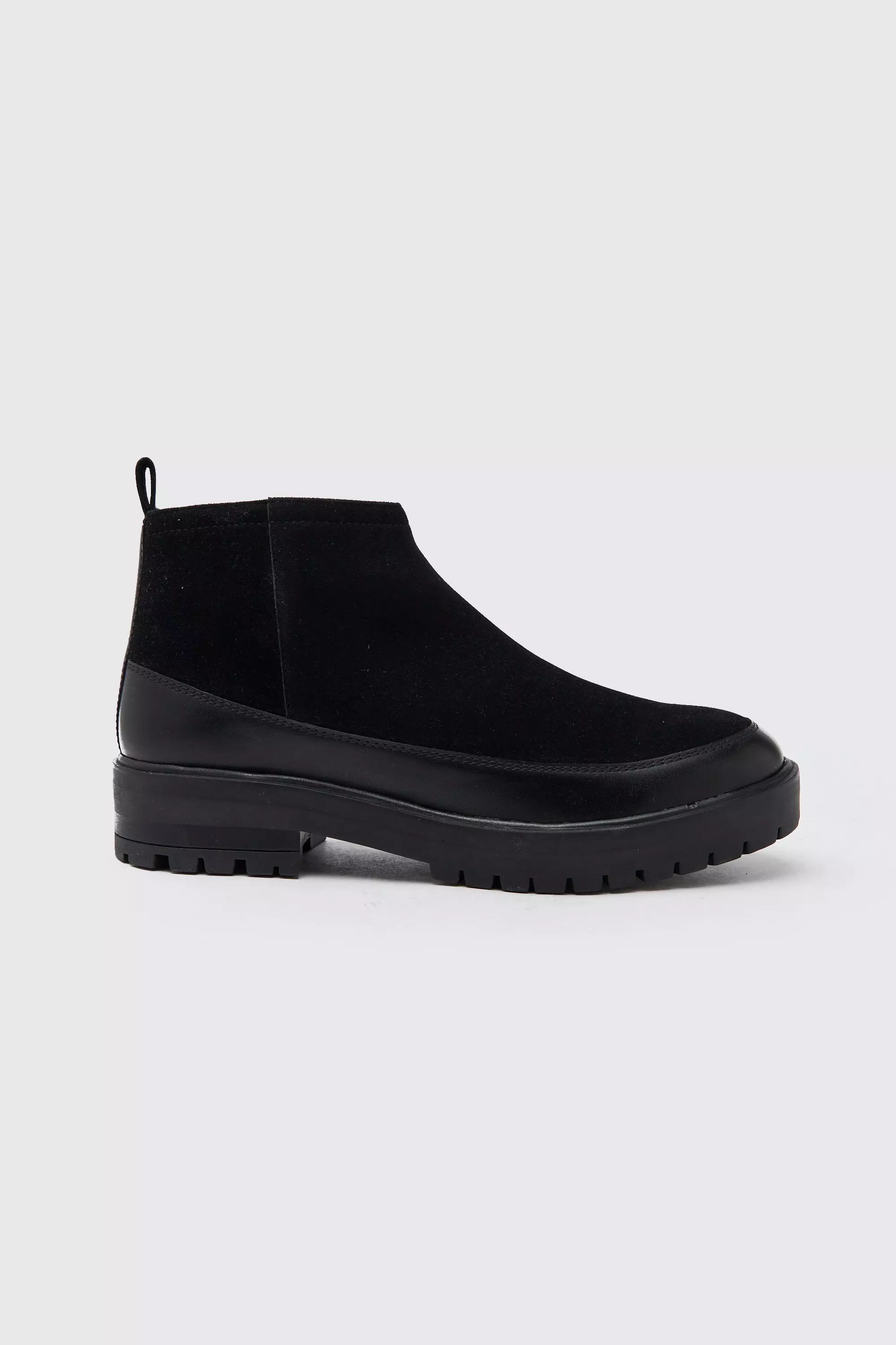 Black Pull Tab Zip Boot alternative image
