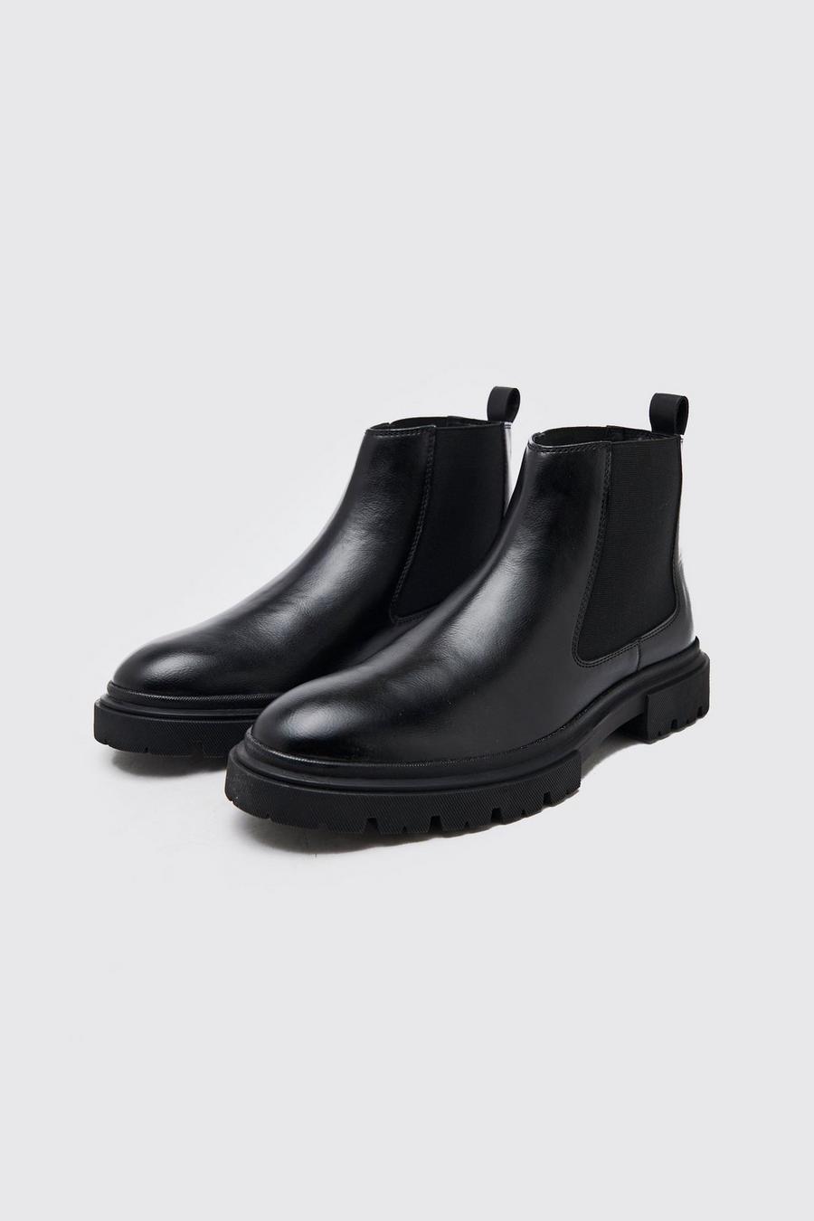 Black schwarz Chelsea Boots