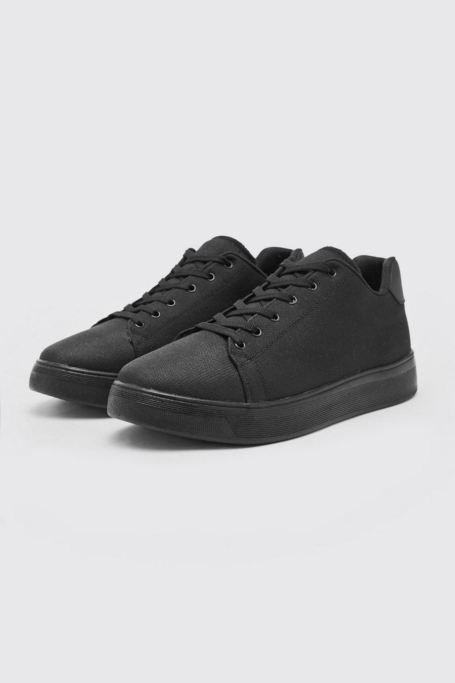 Jacquard Sneaker, Black