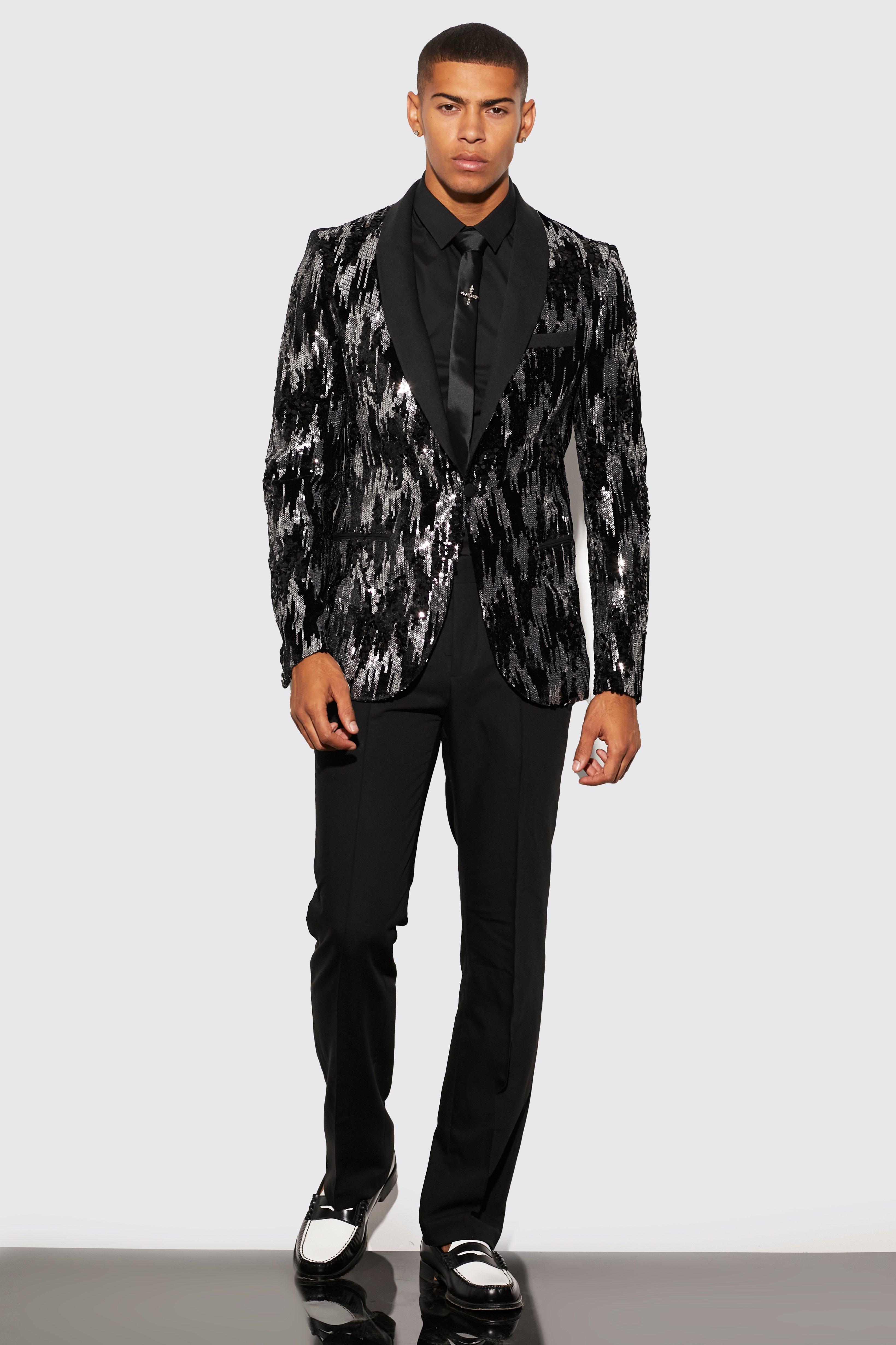 Shiny 2024 blazer mens