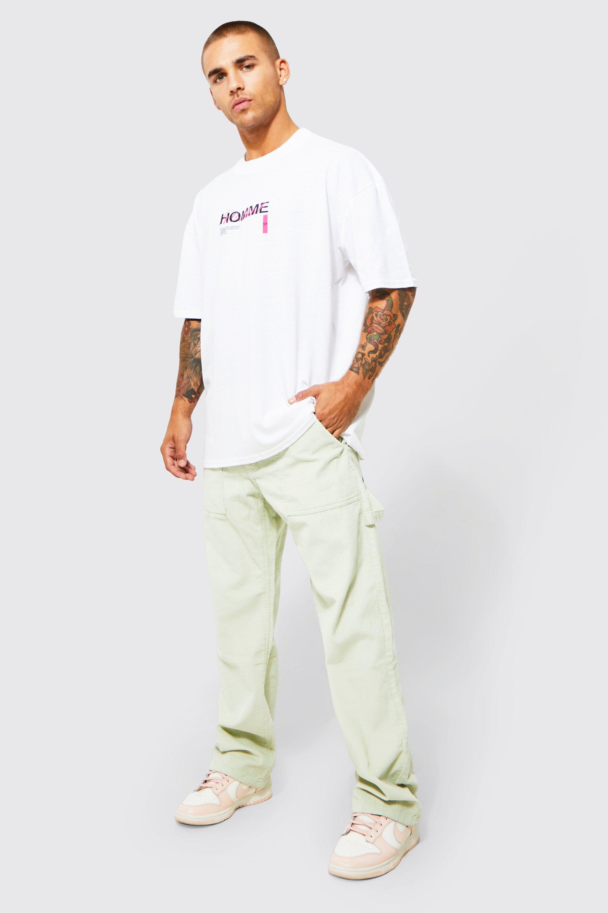 Corduroy Relaxed Fit Carpenter Pants