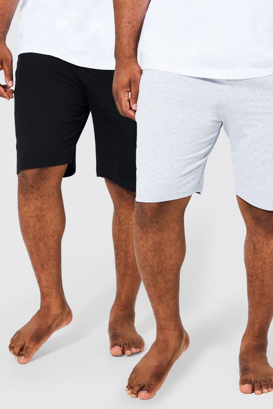 Plus 2er-Pack Man Dash Loungewear-Shorts, Multi