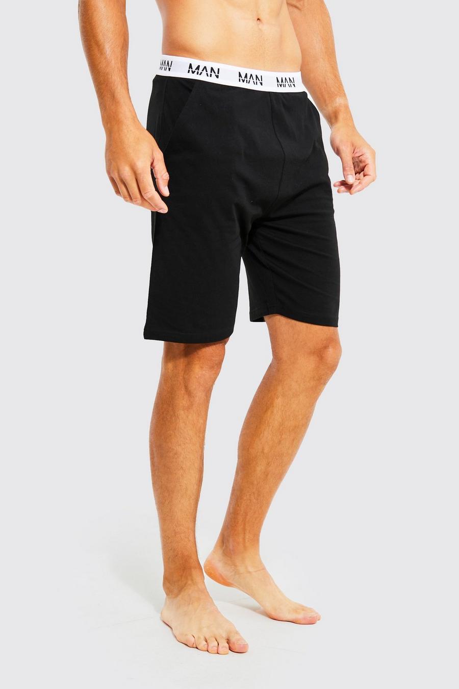Black Tall Core Man Dash Loungewear Shorts image number 1