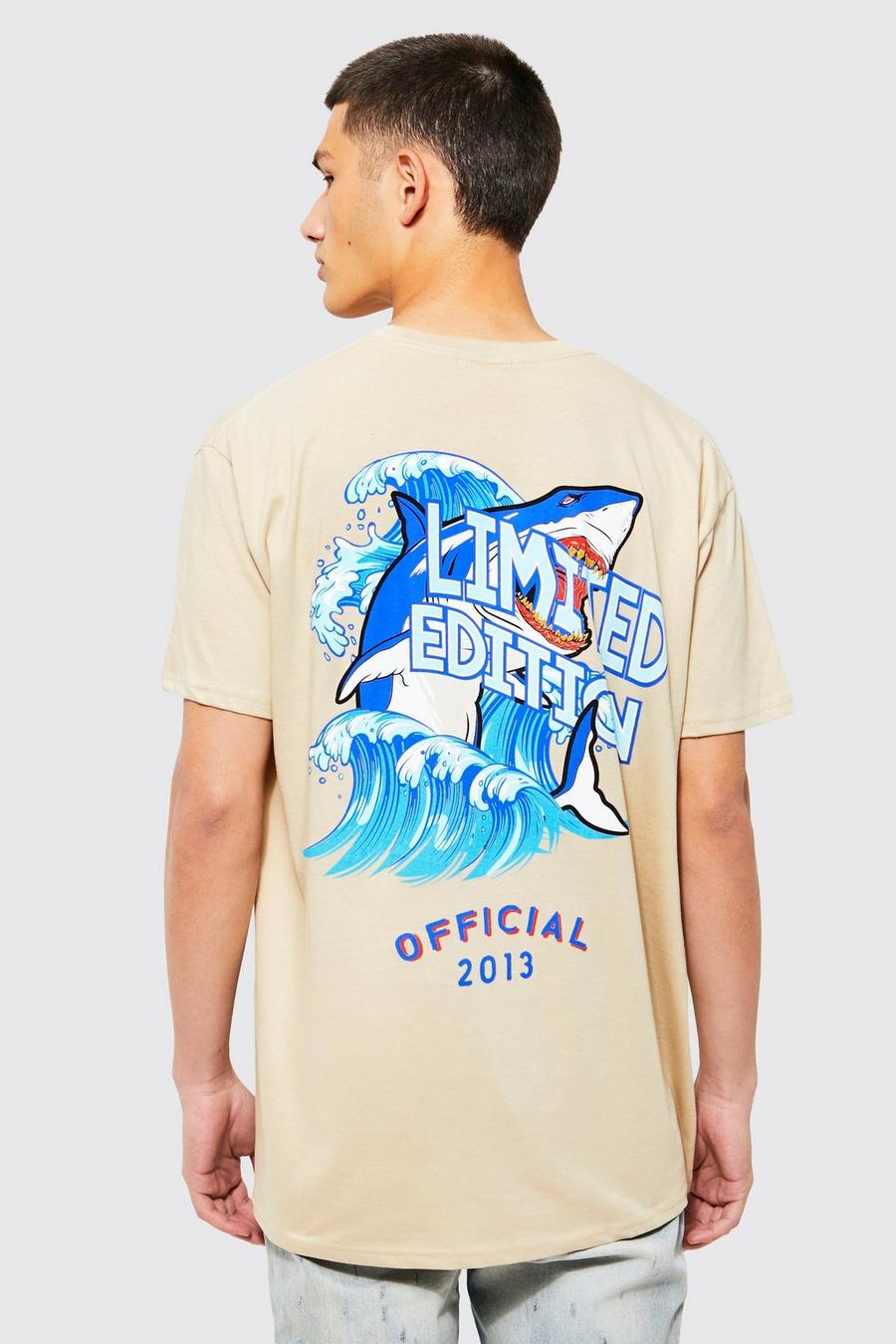 Sand Shark Back Graphic T-shirt image number 1
