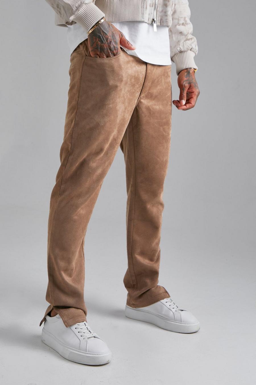 https://media.boohoo.com/i/boohoo/bmm17773_tan_xl/male-tan-fixed-waist-slim-faux-suede-split-hem-trouser/?w=900&qlt=default&fmt.jp2.qlt=70&fmt=auto&sm=fit