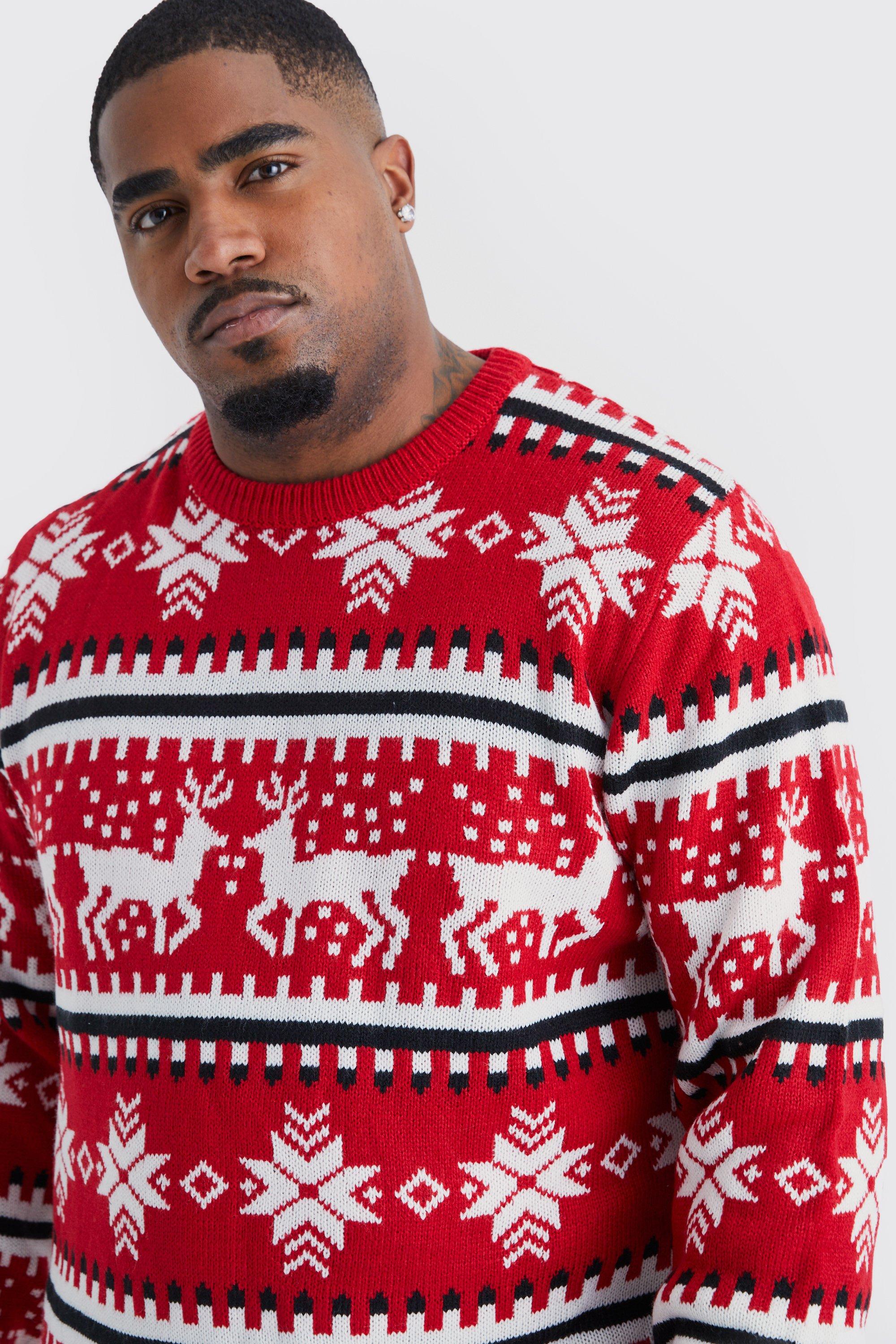 Pull jacquard best sale homme noel