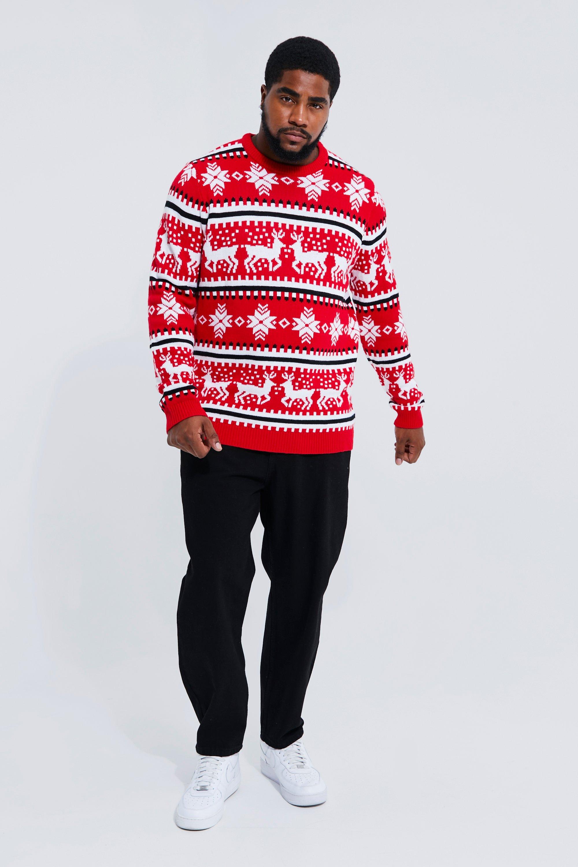 Mens black christmas clearance sweater