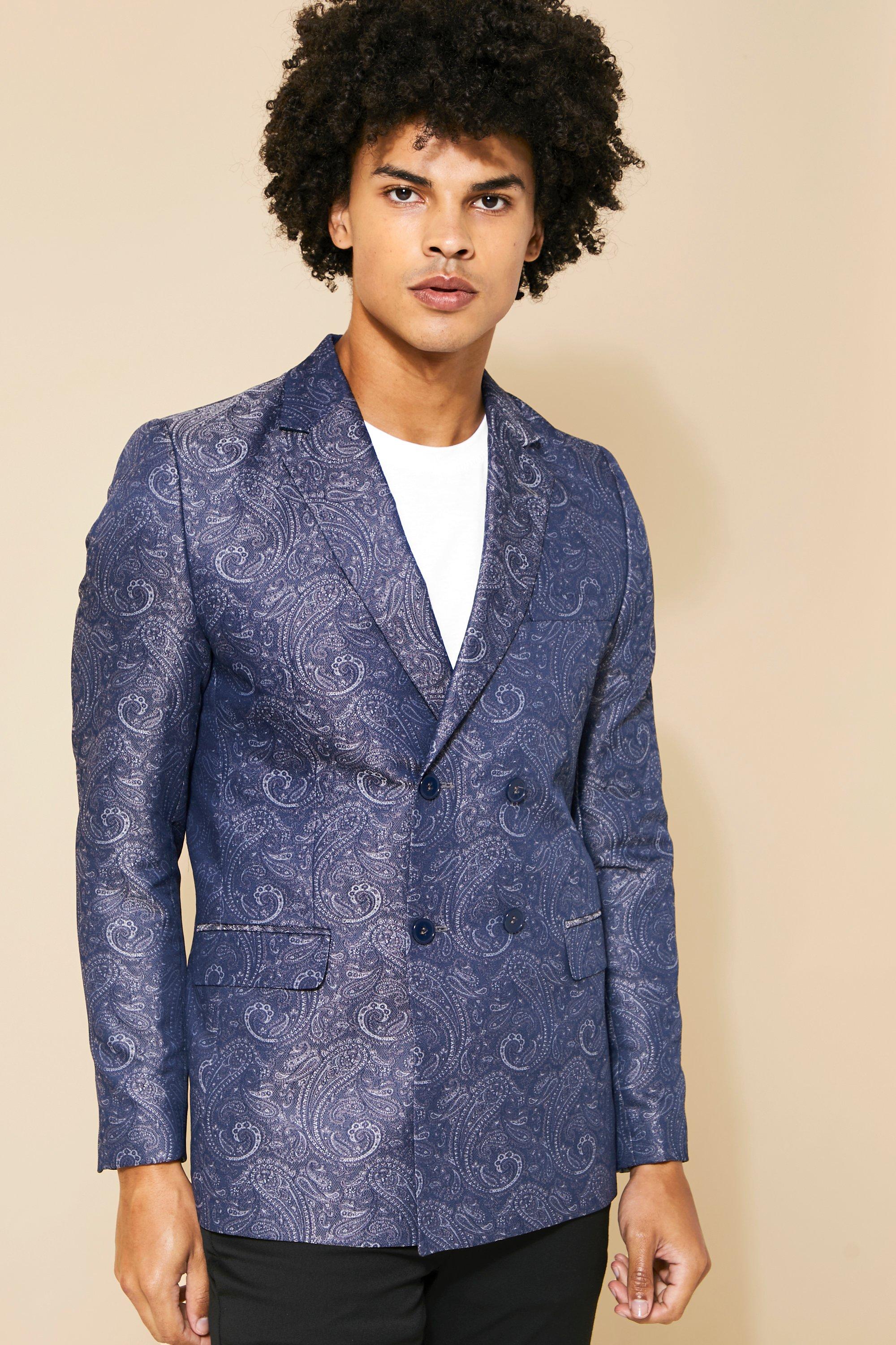 Men Paisley Print Button Up Shirt  Paisley blazer, Paisley shirt, Mens  paisley blazer