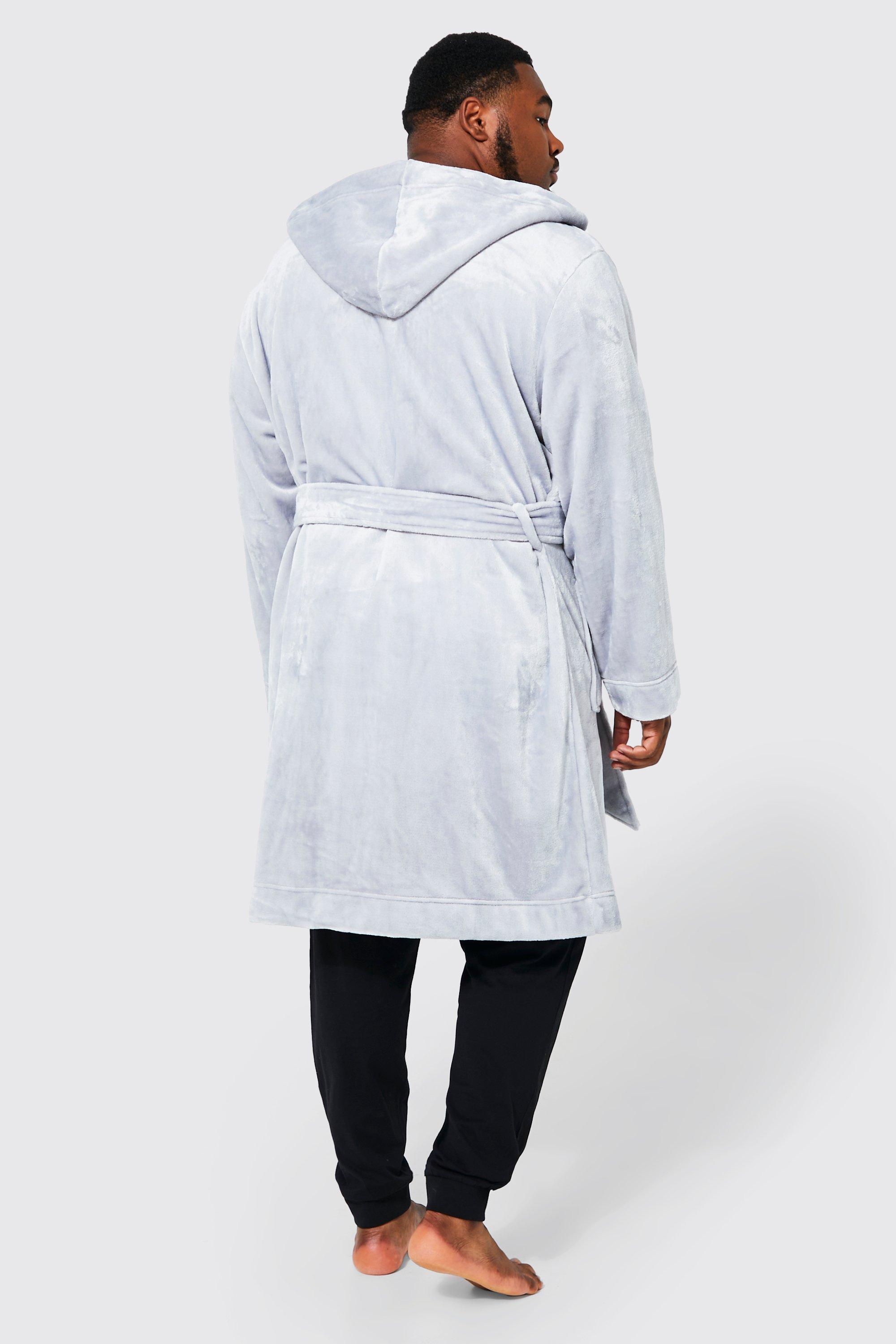 Big hooded dressing online gown