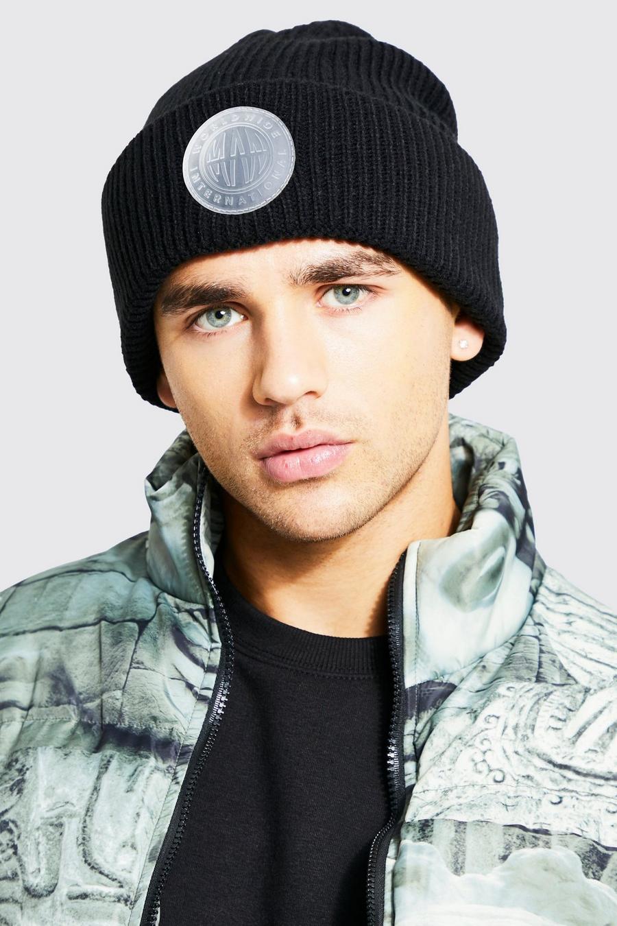 Flauschige Oversize Beanie, Black image number 1