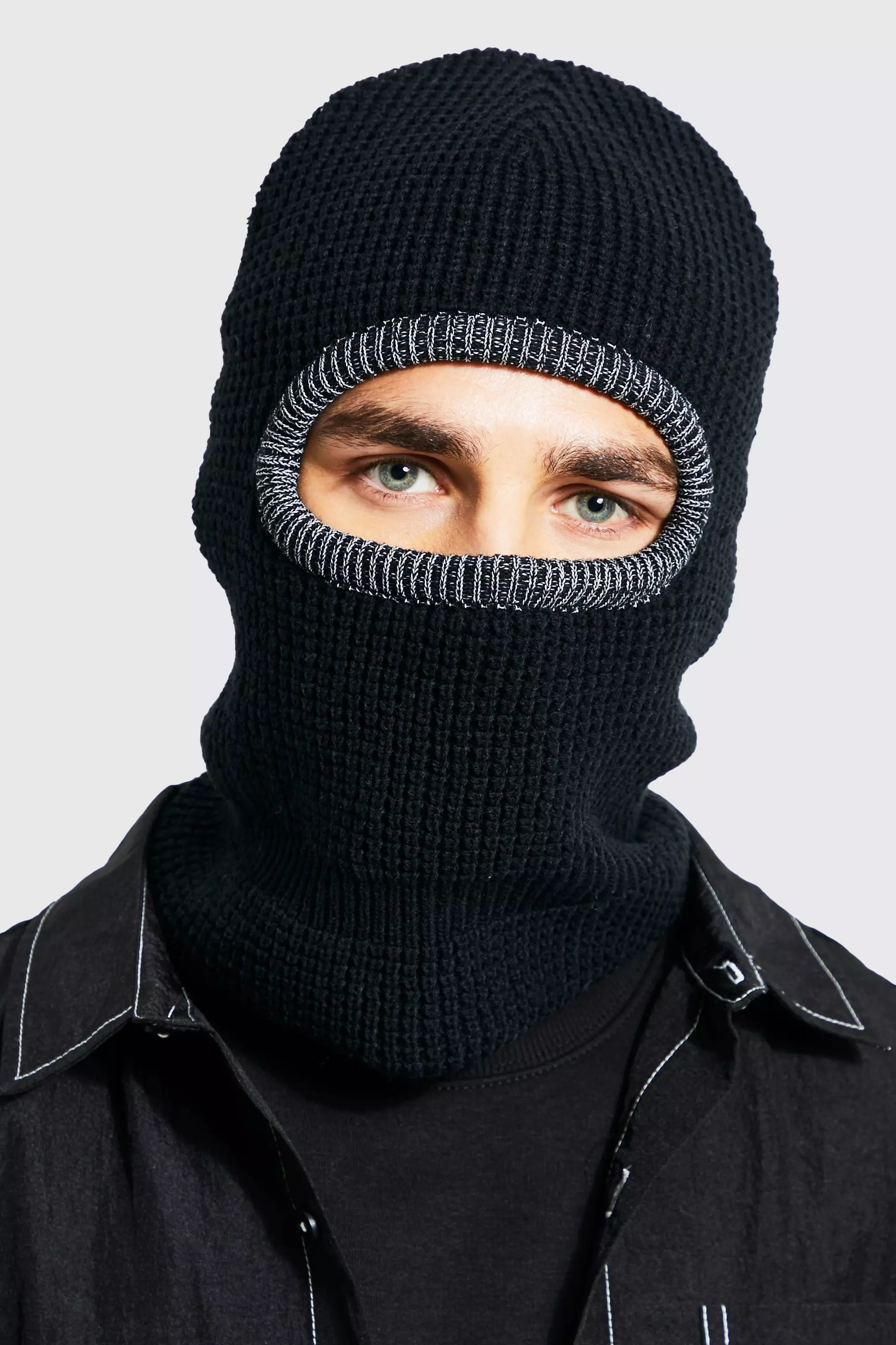 Black Reflective Balaclava alternative image
