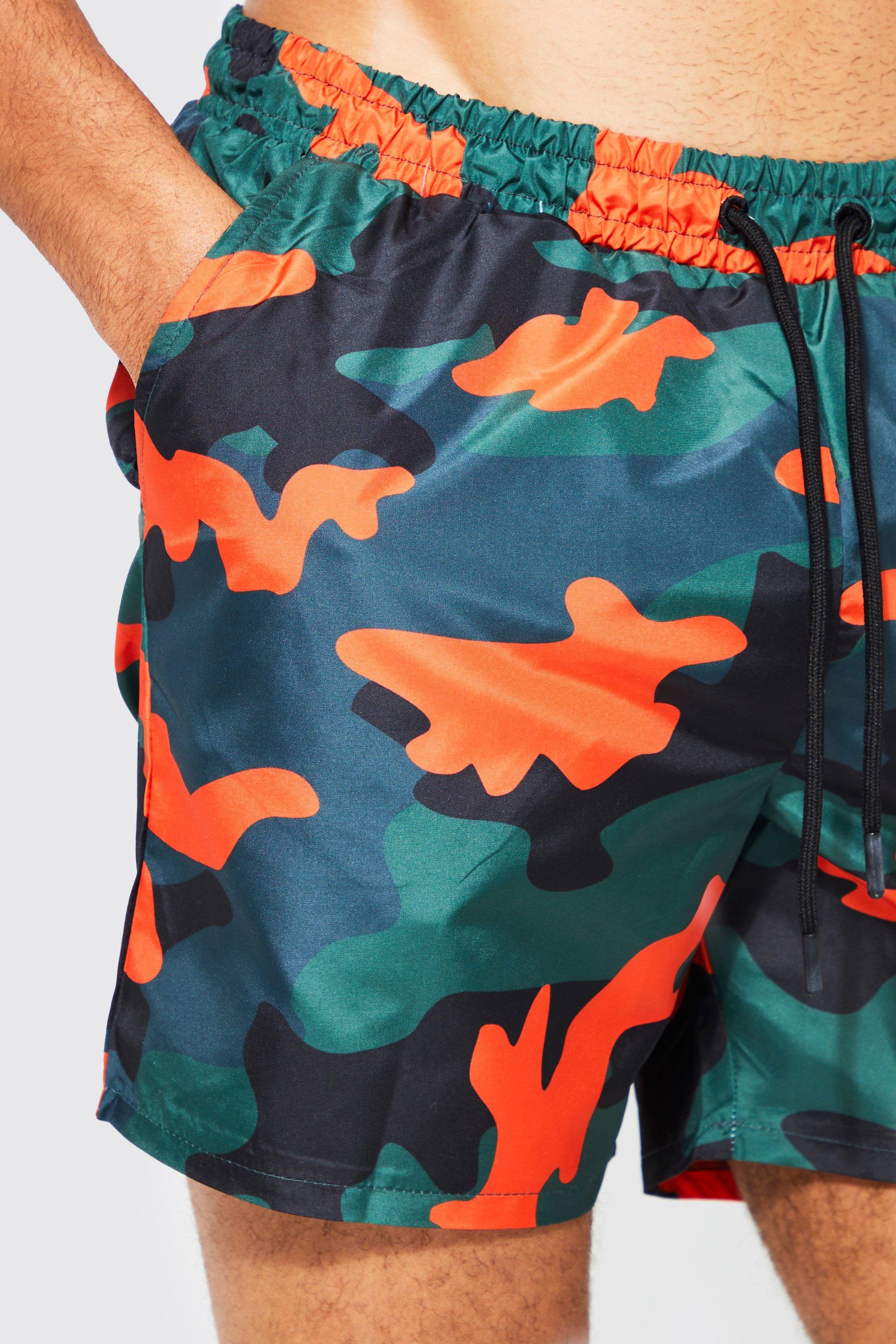 Camo hot sale swim shorts