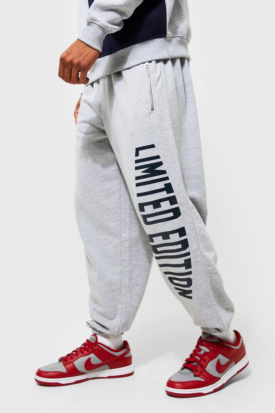 Ash grey Baggy Limited Edition Loopback Jogger image number 1