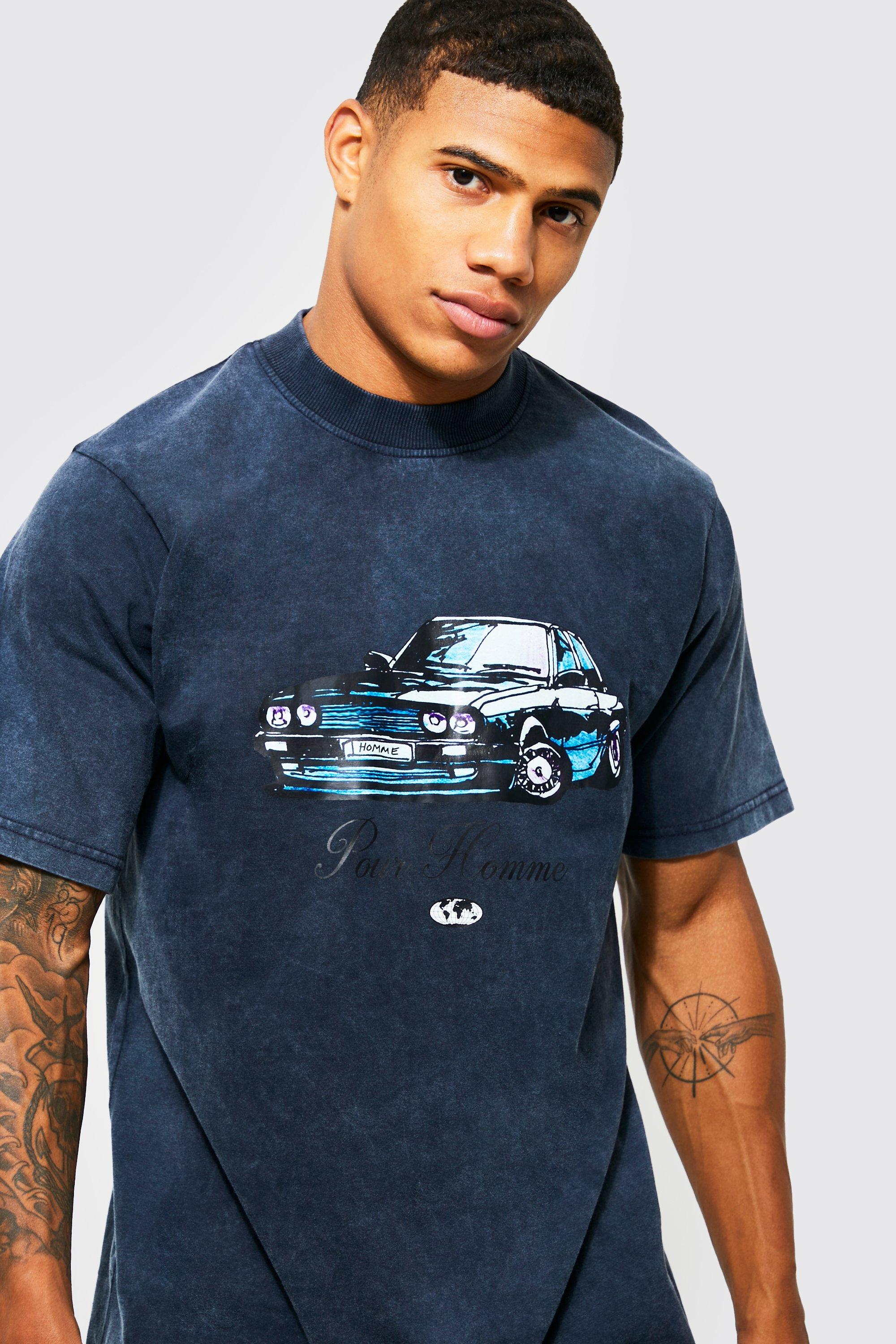 T shirt voiture hot sale