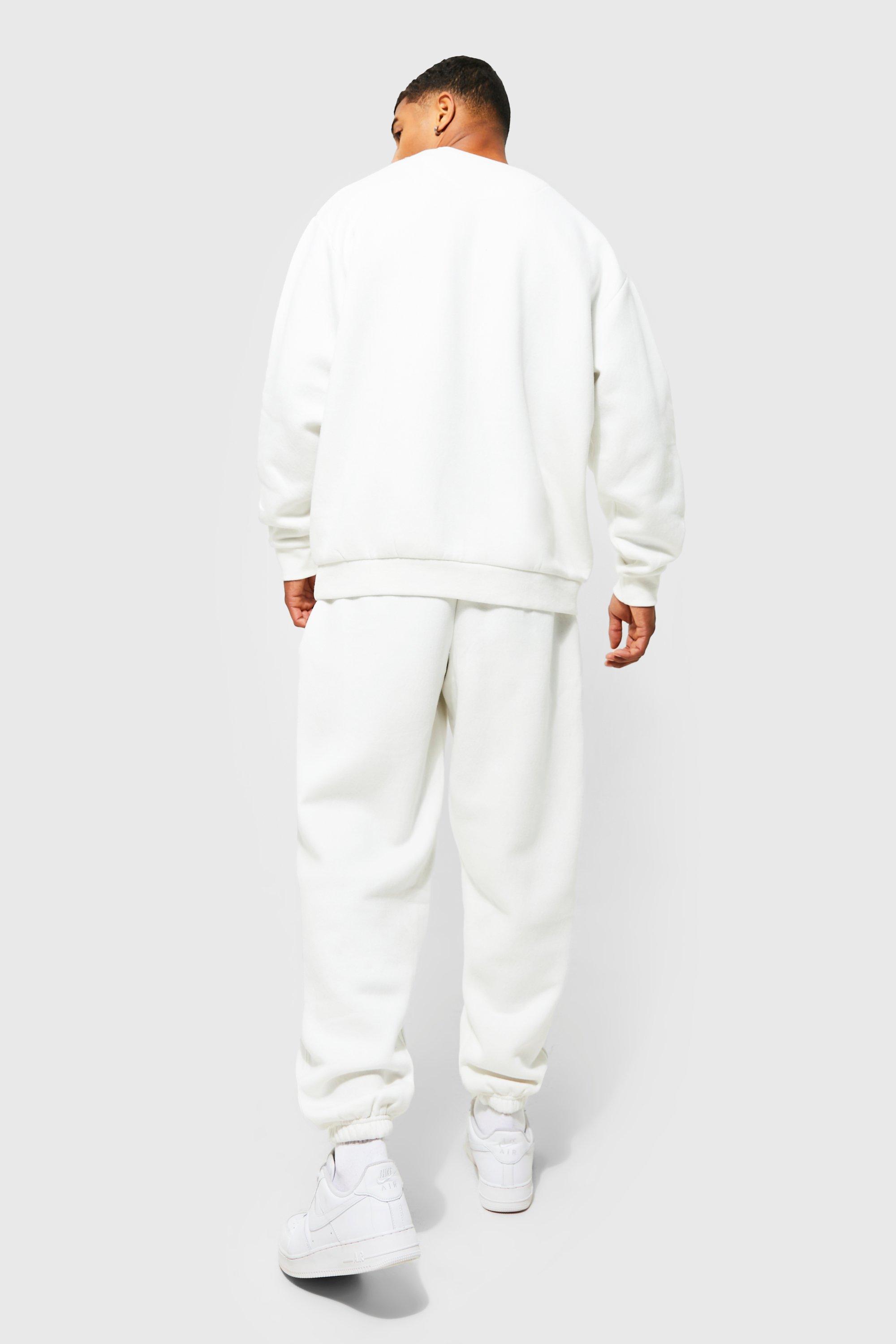 Baggy Bm Embroidered Sweater Tracksuit