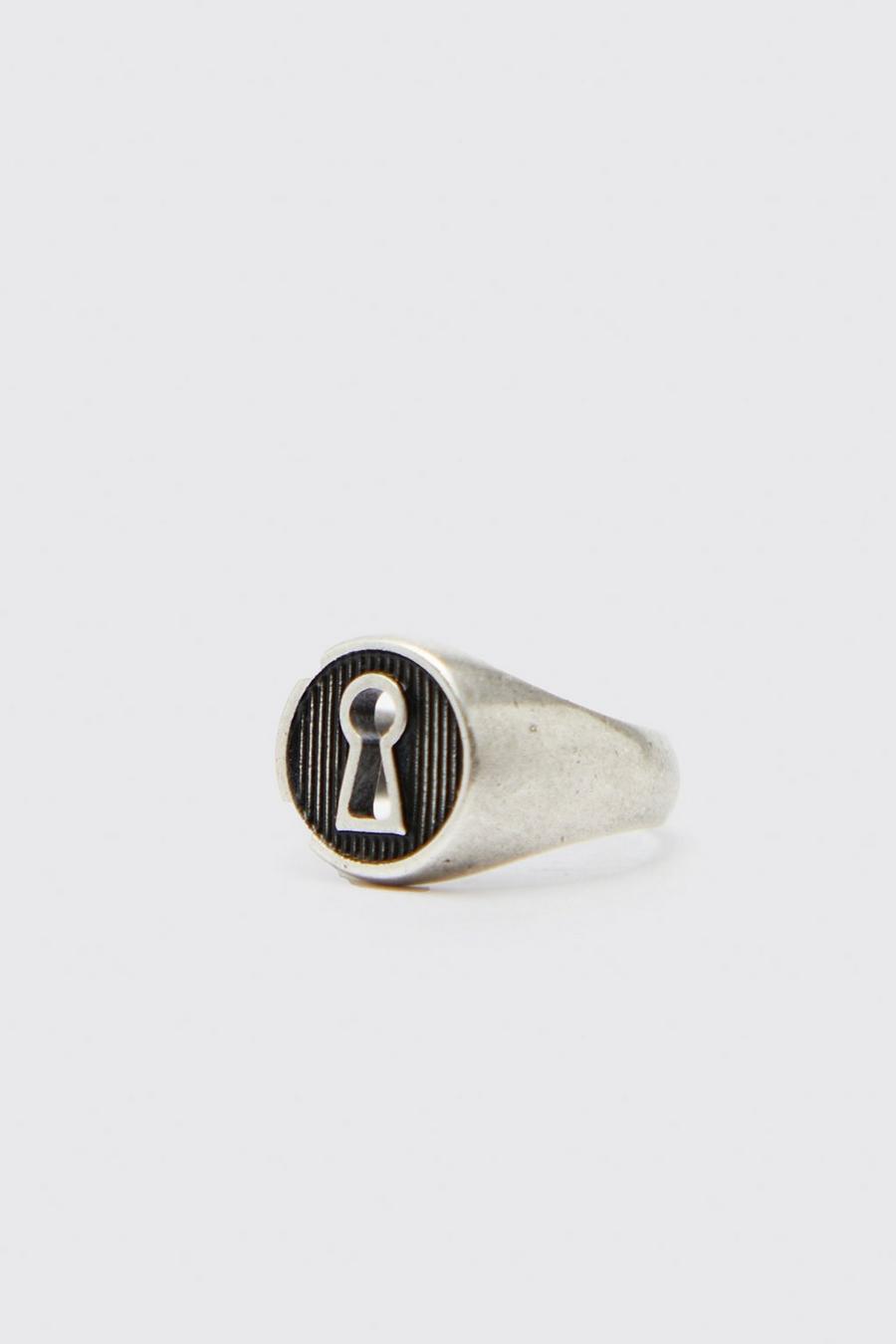 Silver Ring med nyckelhål image number 1