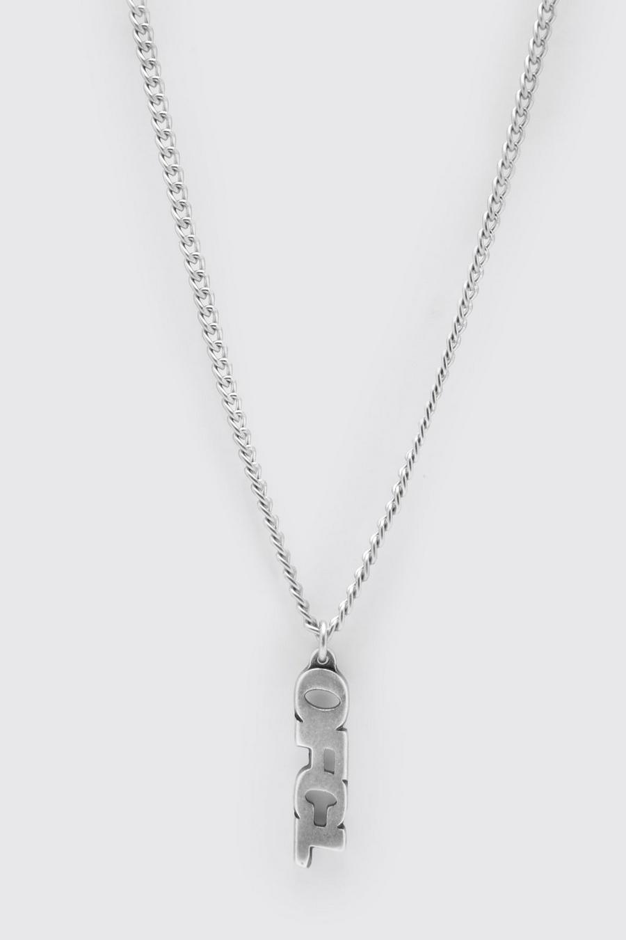 Silver Ofcl Pendant Necklace
