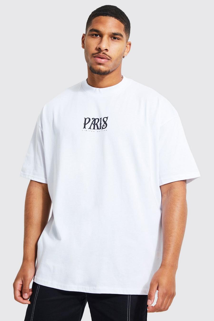 Tall - T-shirt à imprimé Paris, White blanc