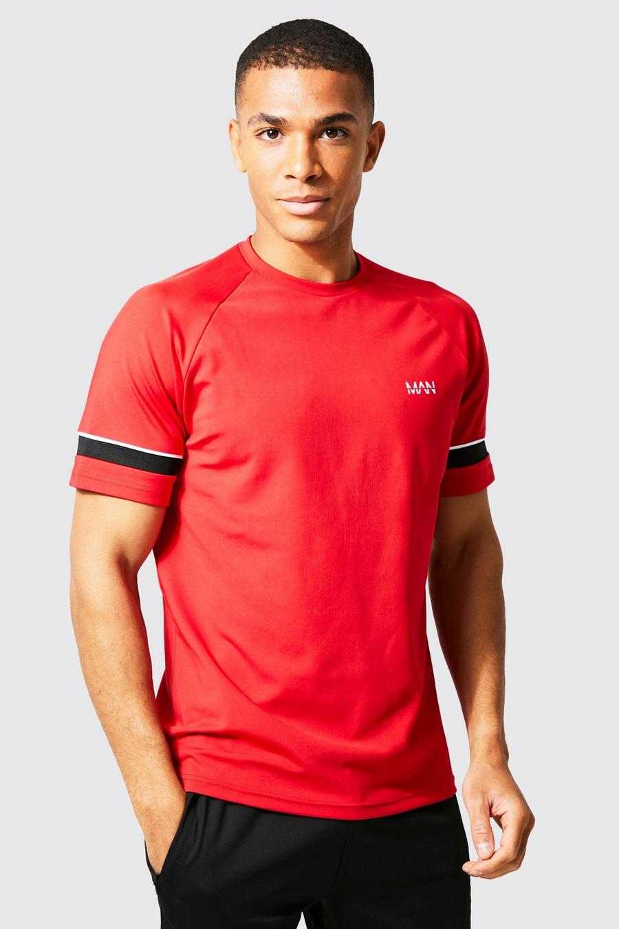 Red Man Active Sleeve Panel Training T-shirt image number 1