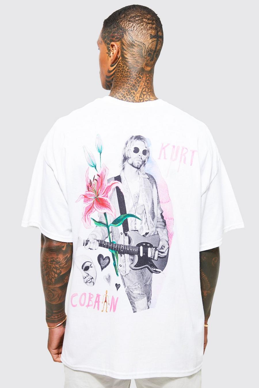 White Kurt Cobain Oversize t-shirt image number 1