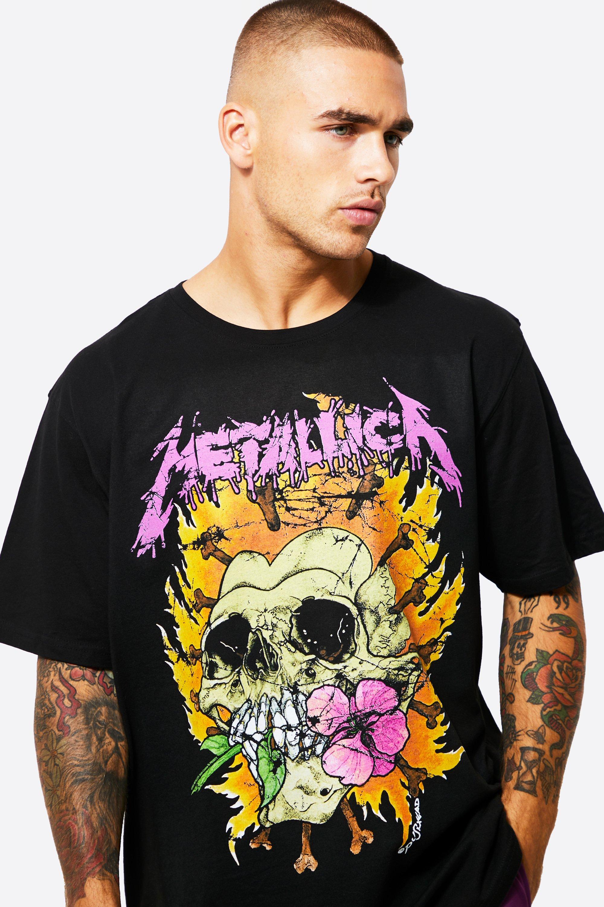 Metallica oversized t on sale shirt