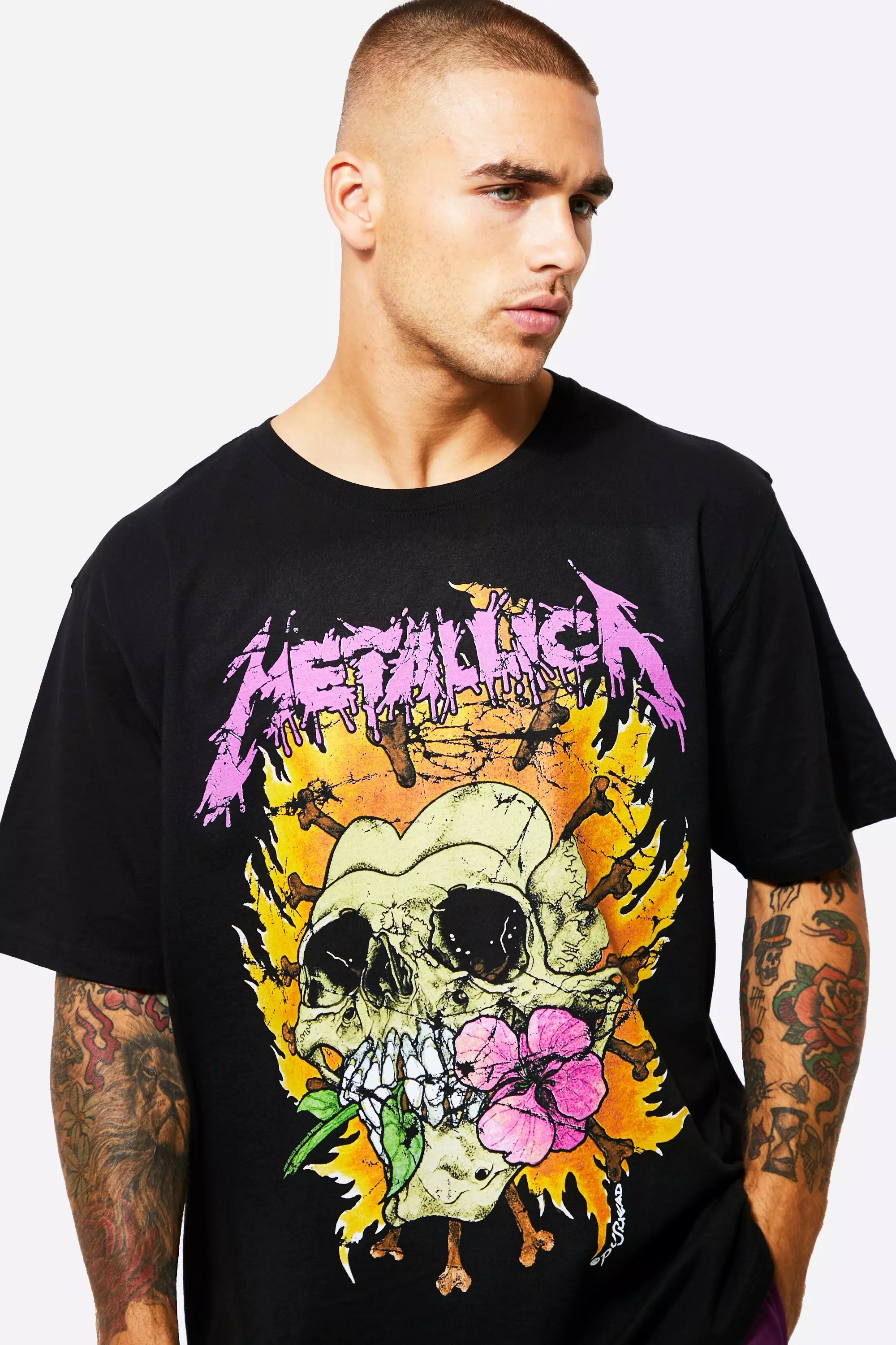 Oversized metallica cheap t shirt